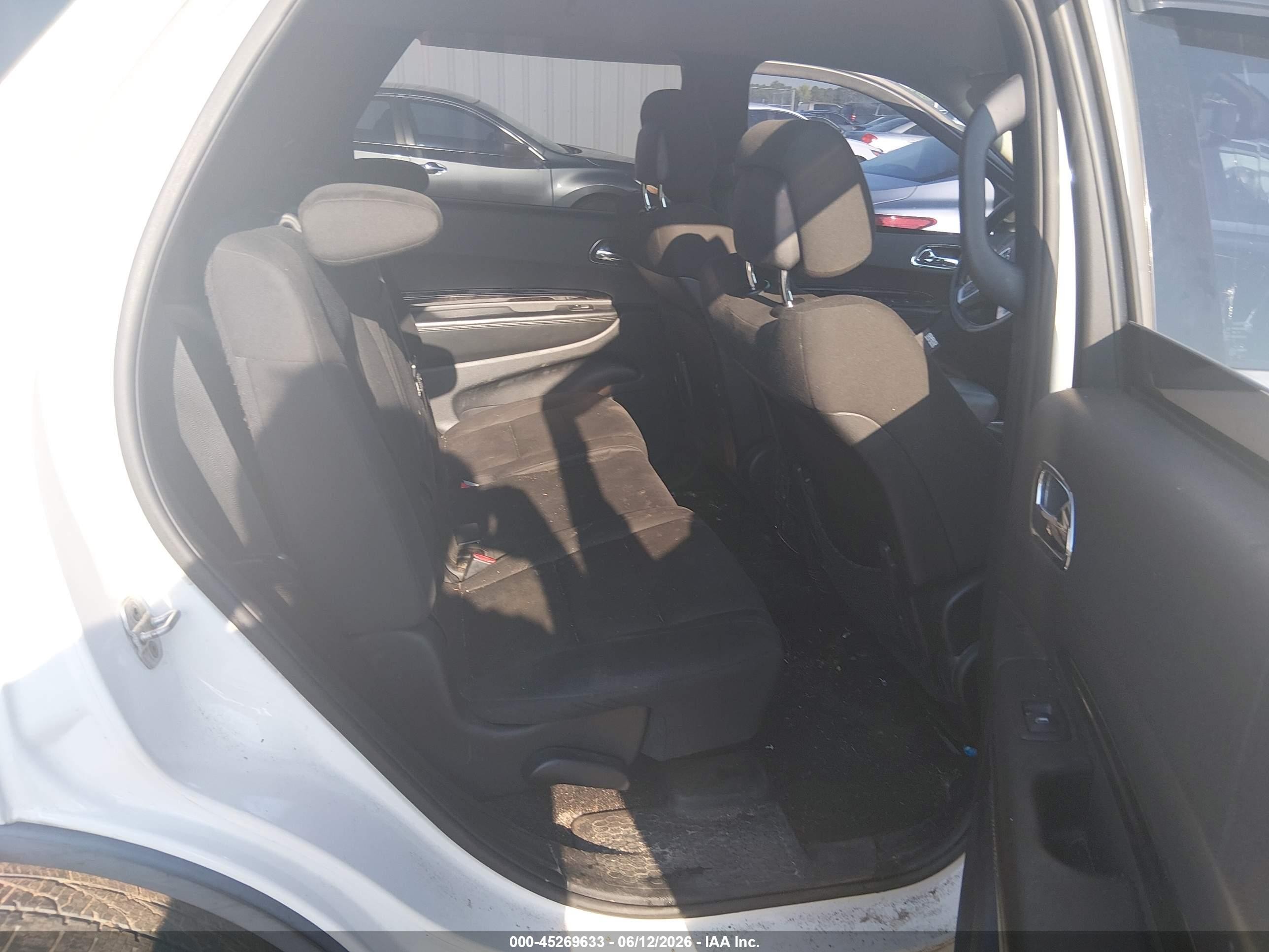 2012 Dodge Durango Crew White vin: 1C4SDHDT1CC204888