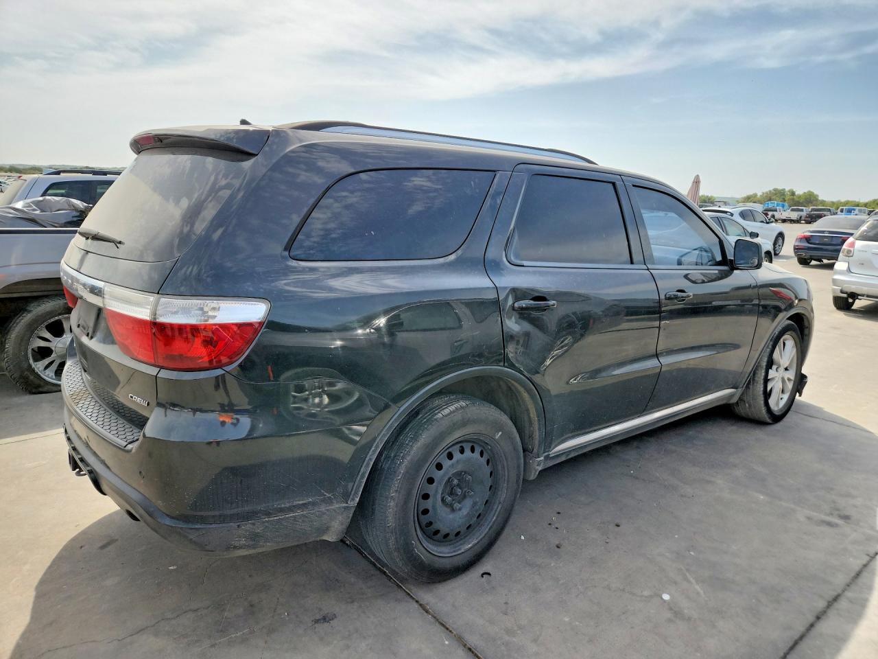 2012 Dodge Durango Crew Black vin: 1C4SDHDT1CC217530