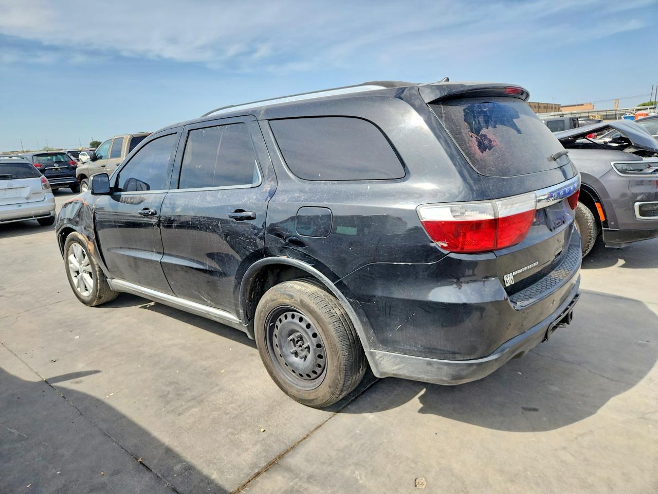 2012 Dodge Durango Crew Black vin: 1C4SDHDT1CC217530