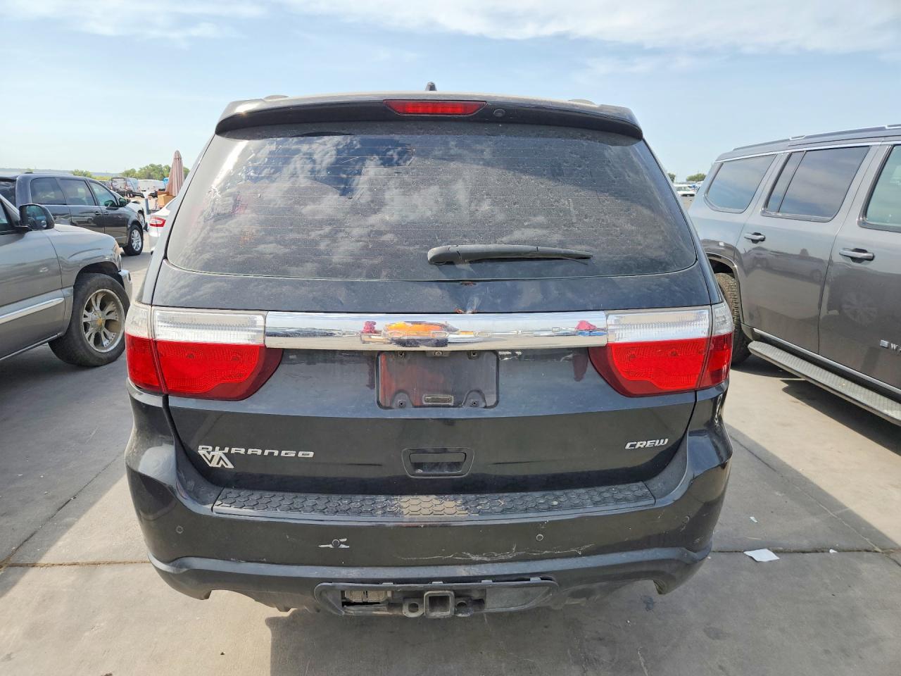 2012 Dodge Durango Crew Black vin: 1C4SDHDT1CC217530