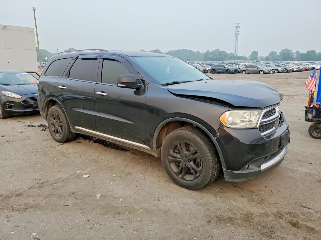 2013 Dodge Durango Crew Black vin: 1C4SDHDT3DC598119