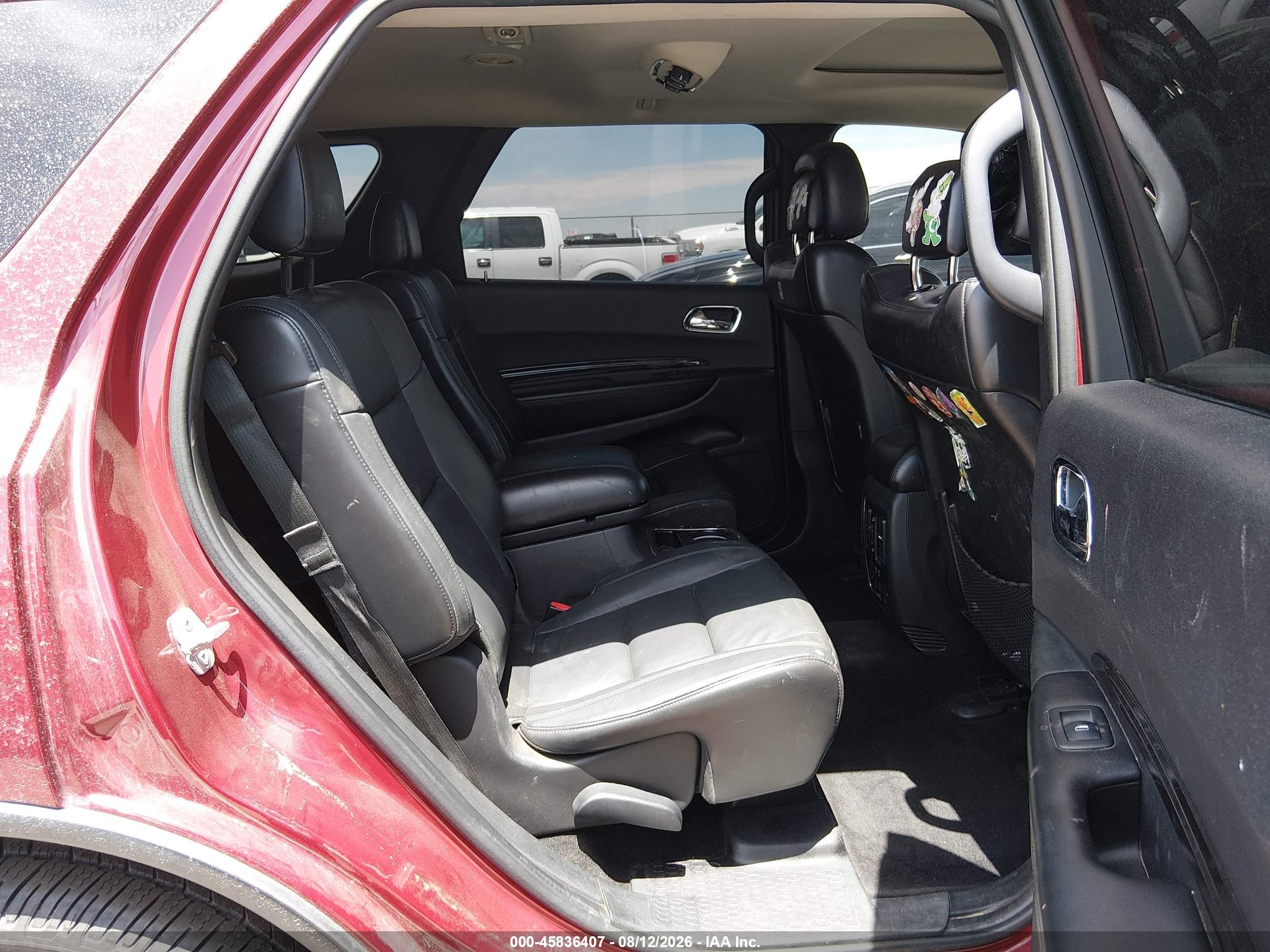 2014 Dodge Durango Limited Burgundy vin: 1C4SDHDT4EC411231