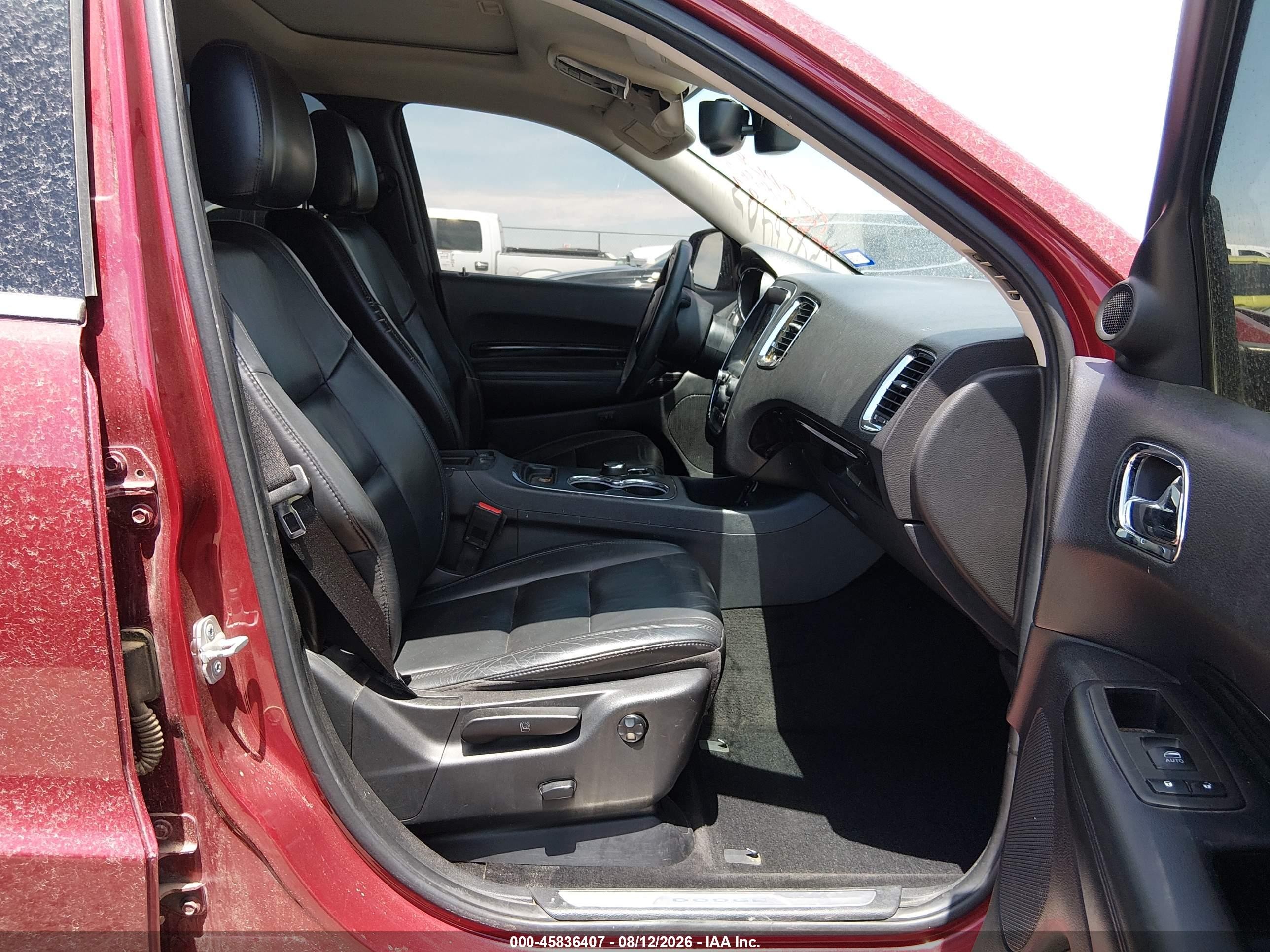 2014 Dodge Durango Limited Burgundy vin: 1C4SDHDT4EC411231