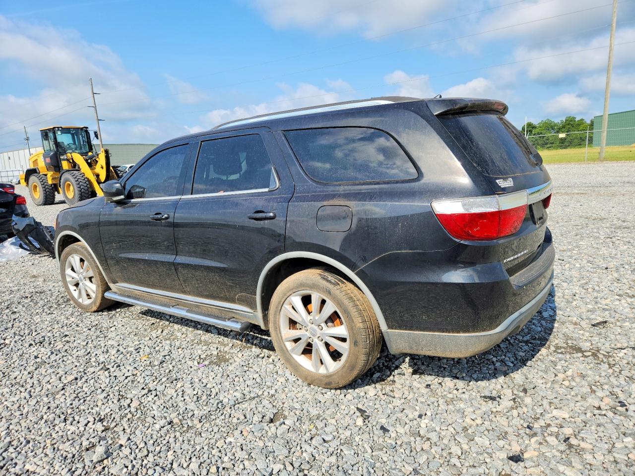 2012 Dodge Durango Crew Black vin: 1C4SDHDT6CC104155