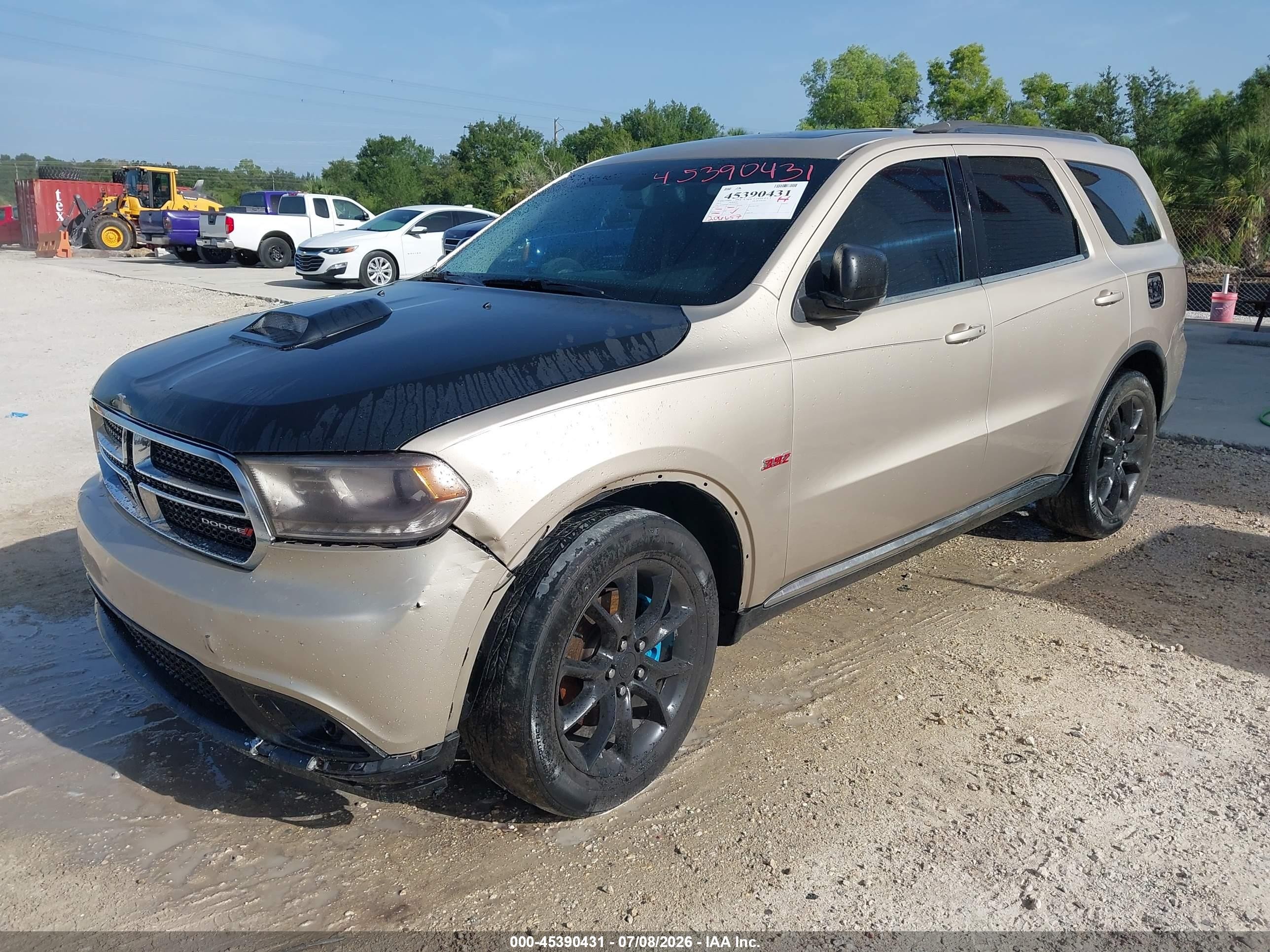 2014 Dodge Durango Limited Золотой vin: 1C4SDHDT8EC411071