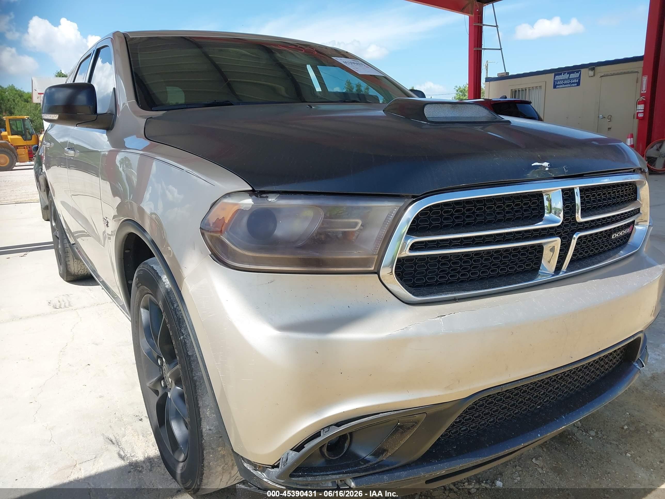 2014 Dodge Durango Limited Золотой vin: 1C4SDHDT8EC411071