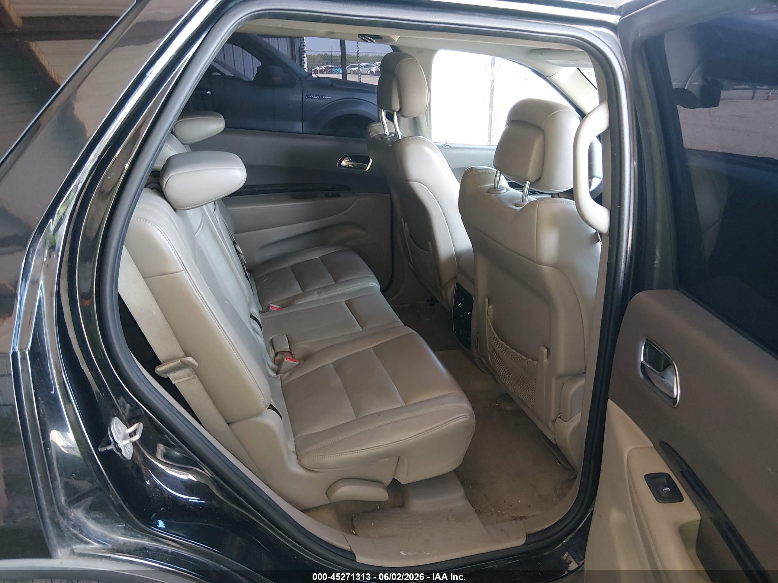 2013 Dodge Durango Crew Black vin: 1C4SDHDT9DC564217