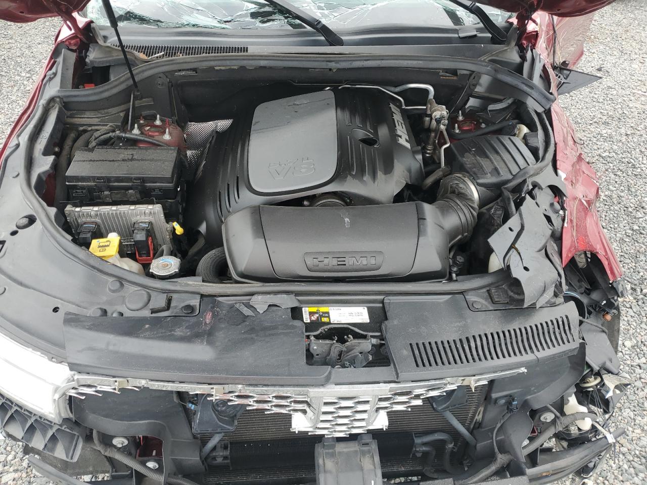 2014 Dodge Durango Citadel Burgundy vin: 1C4SDHET0EC286341
