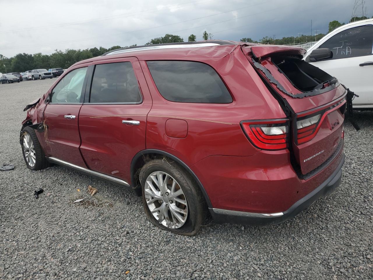 2014 Dodge Durango Citadel Burgundy vin: 1C4SDHET0EC286341