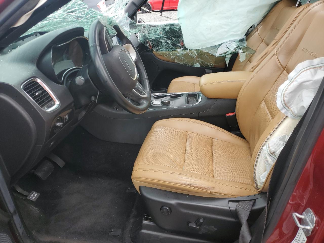 2014 Dodge Durango Citadel Burgundy vin: 1C4SDHET0EC286341