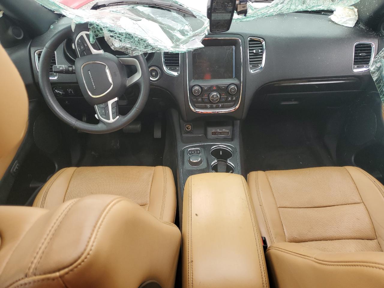 2014 Dodge Durango Citadel Burgundy vin: 1C4SDHET0EC286341