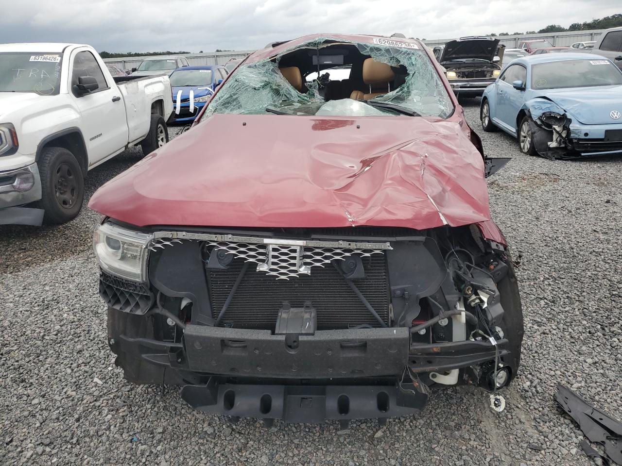 2014 Dodge Durango Citadel Burgundy vin: 1C4SDHET0EC286341