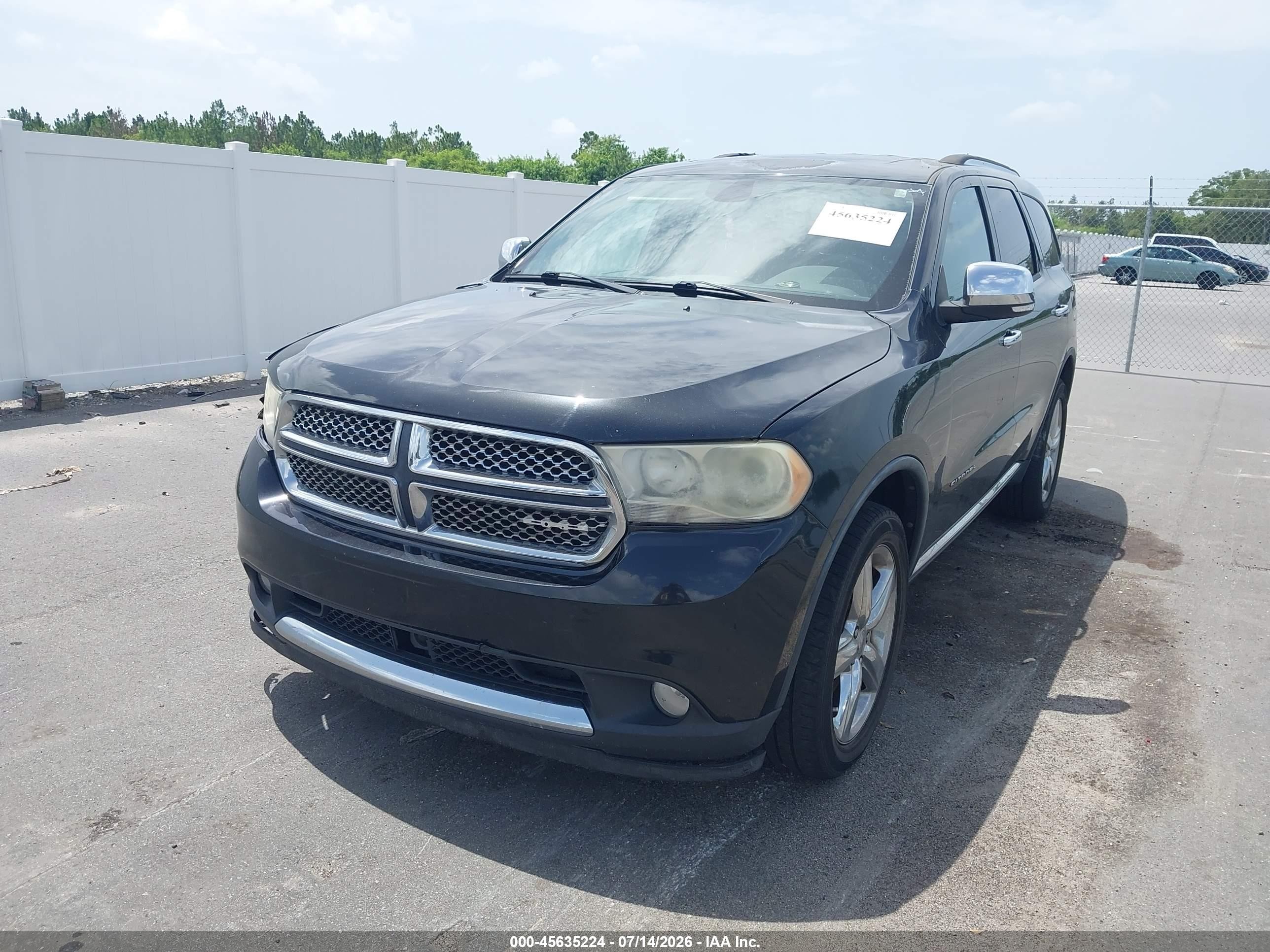 2012 Dodge Durango Citadel Gray vin: 1C4SDHET1CC314399