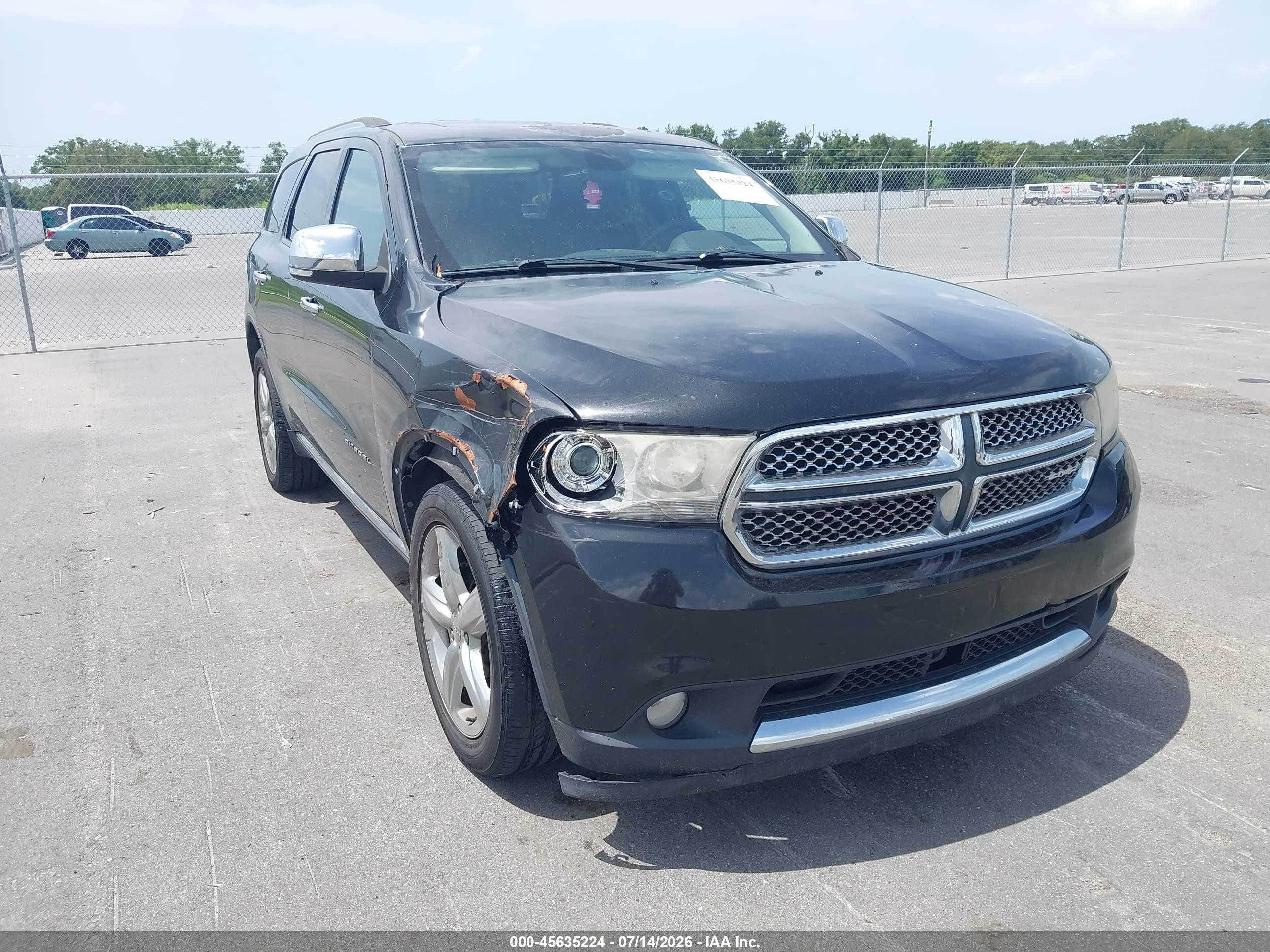 2012 Dodge Durango Citadel Серый vin: 1C4SDHET1CC314399