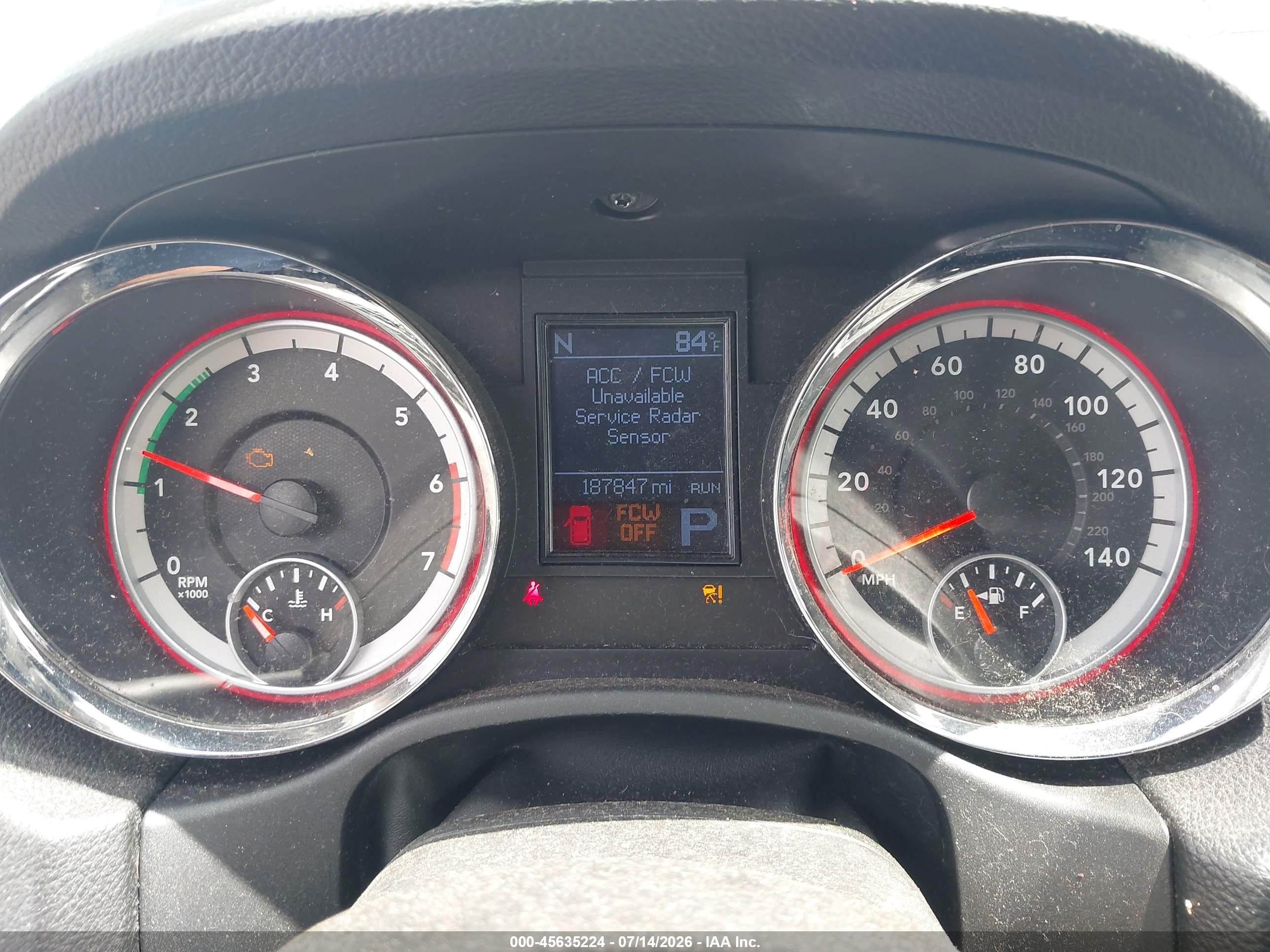 2012 Dodge Durango Citadel Gray vin: 1C4SDHET1CC314399