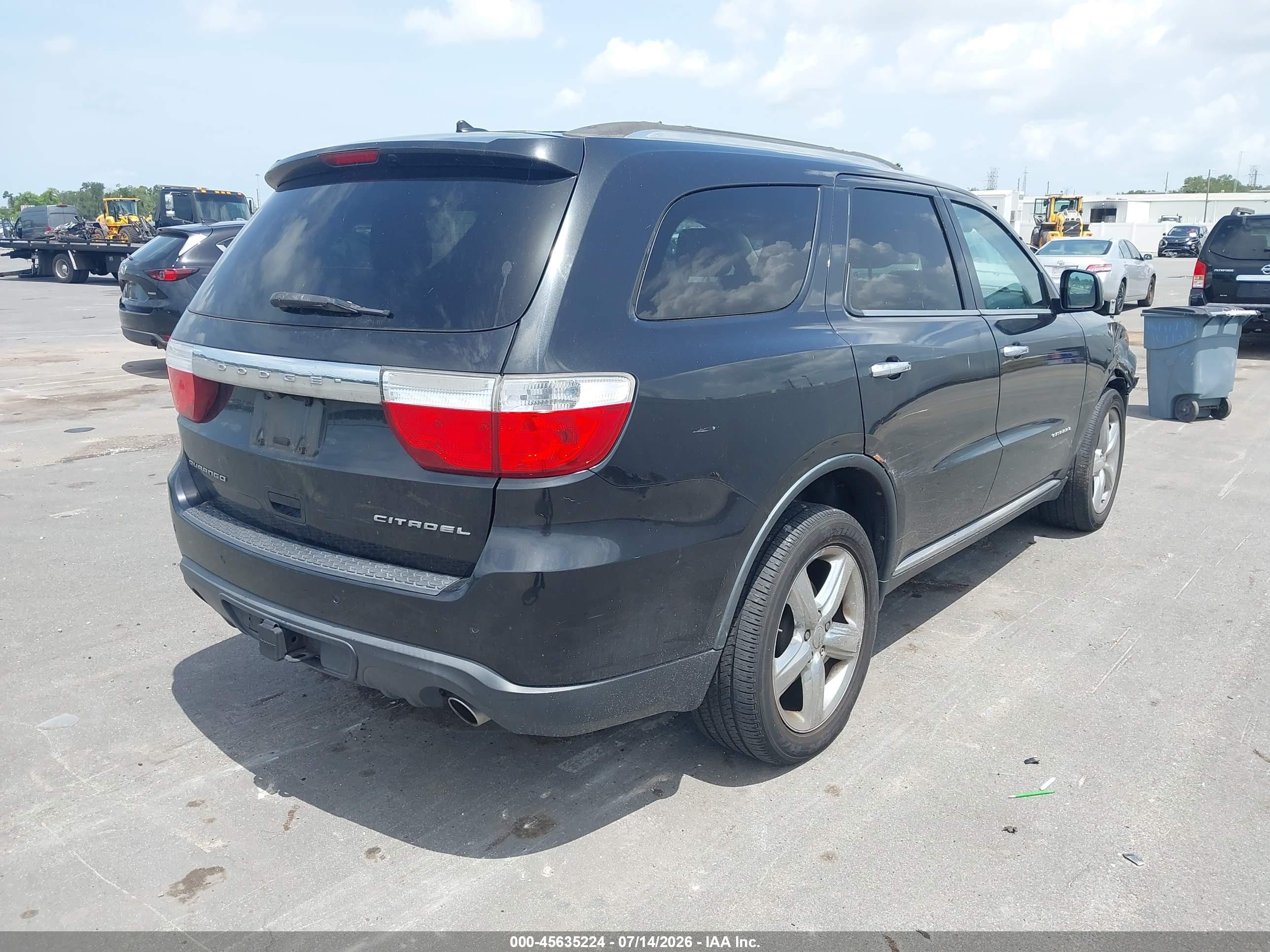 2012 Dodge Durango Citadel Gray vin: 1C4SDHET1CC314399