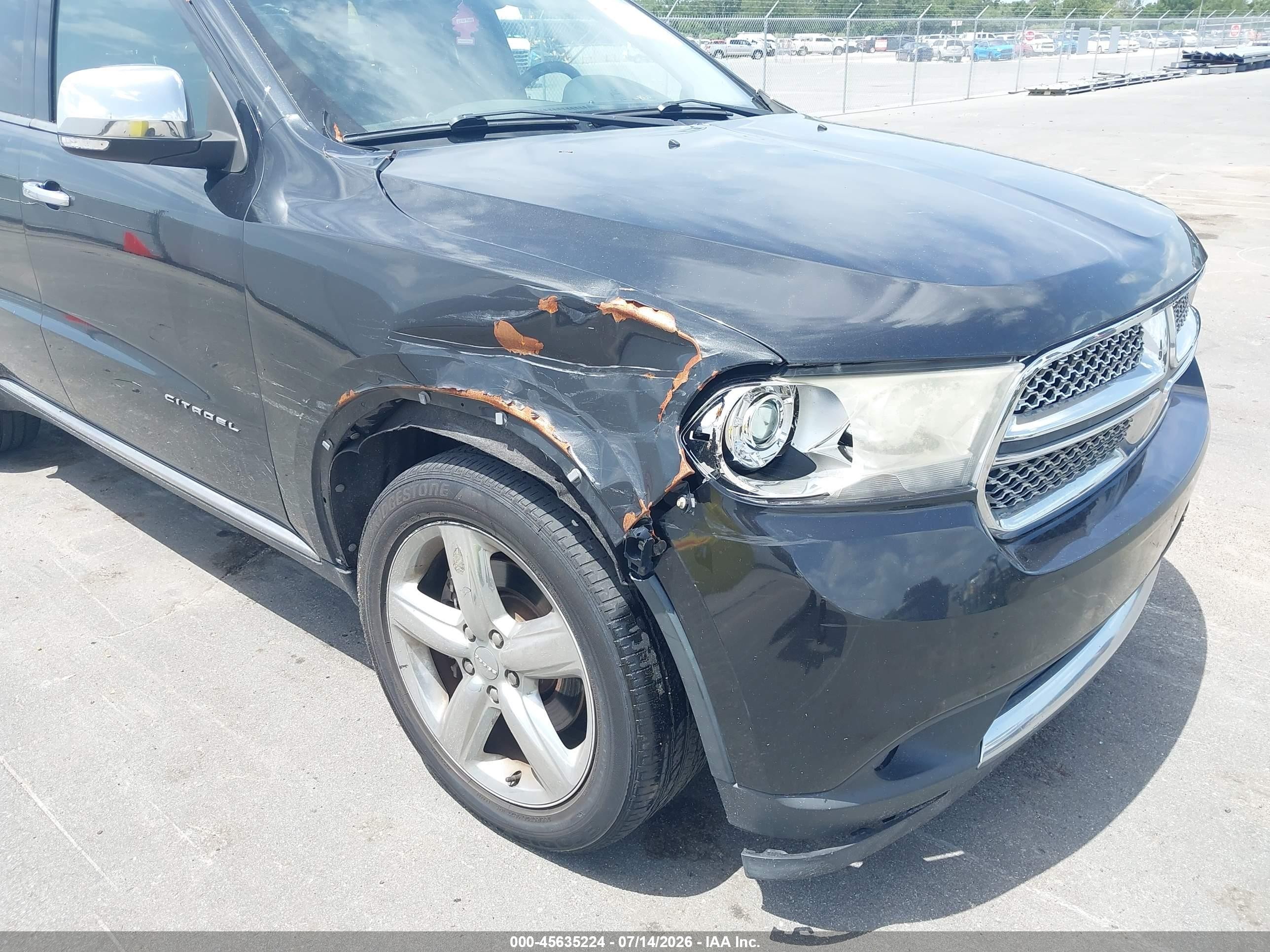 2012 Dodge Durango Citadel Gray vin: 1C4SDHET1CC314399