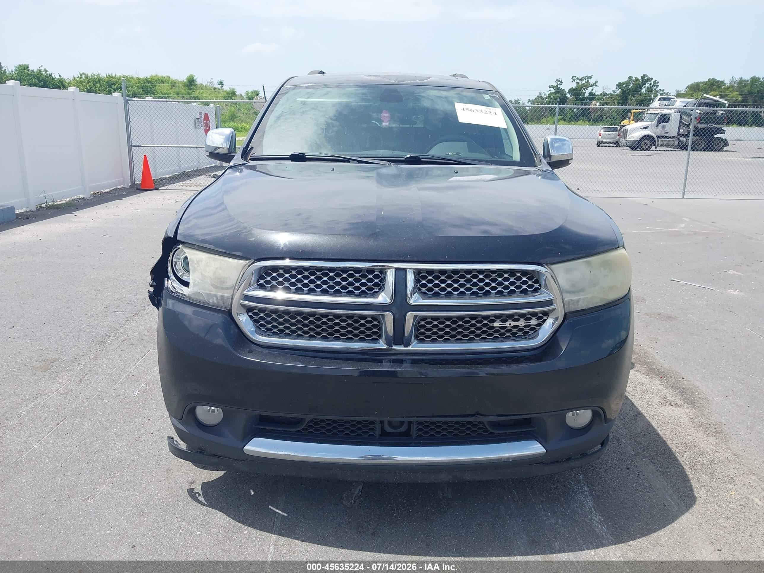 2012 Dodge Durango Citadel Gray vin: 1C4SDHET1CC314399