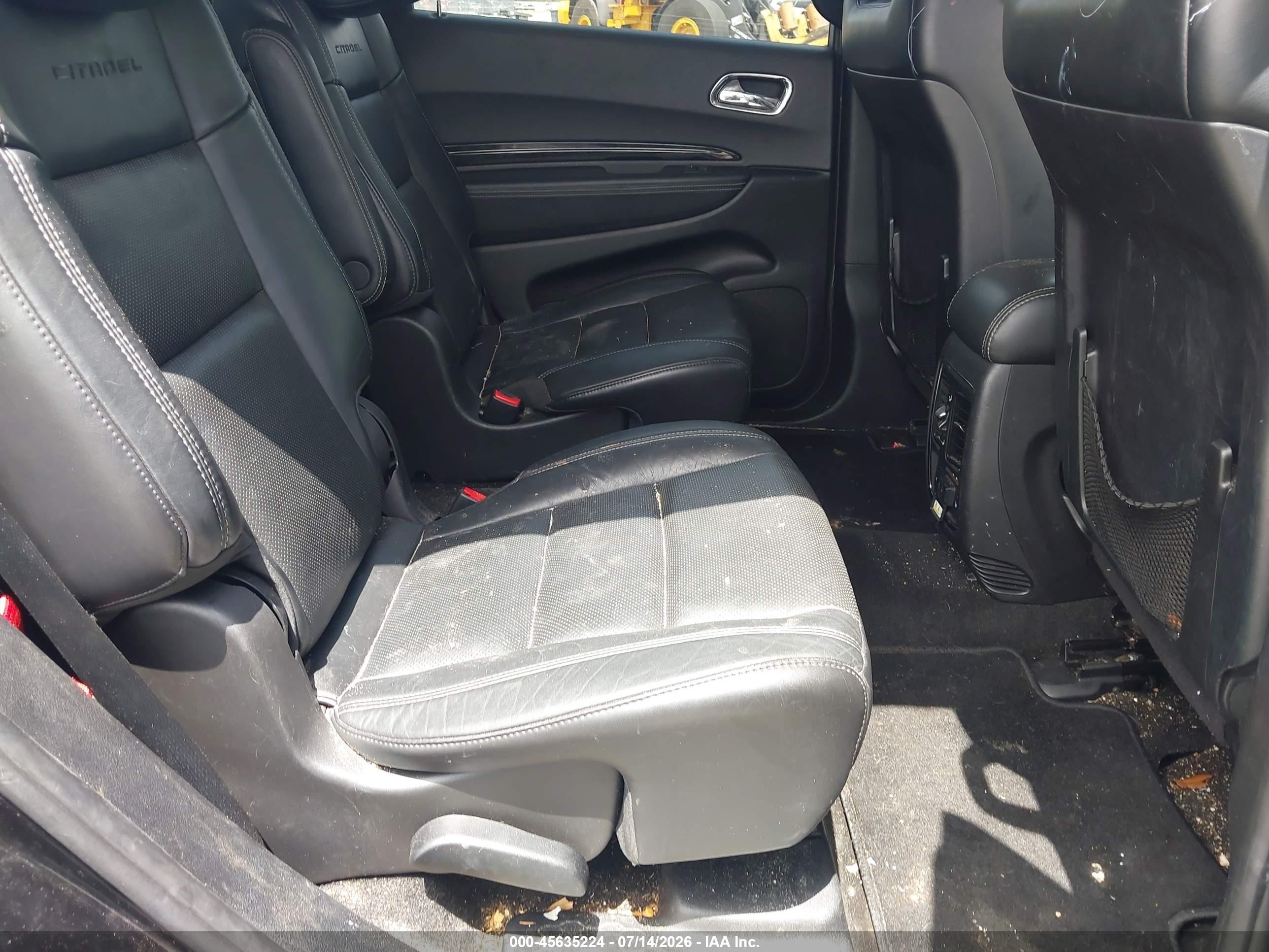 2012 Dodge Durango Citadel Gray vin: 1C4SDHET1CC314399