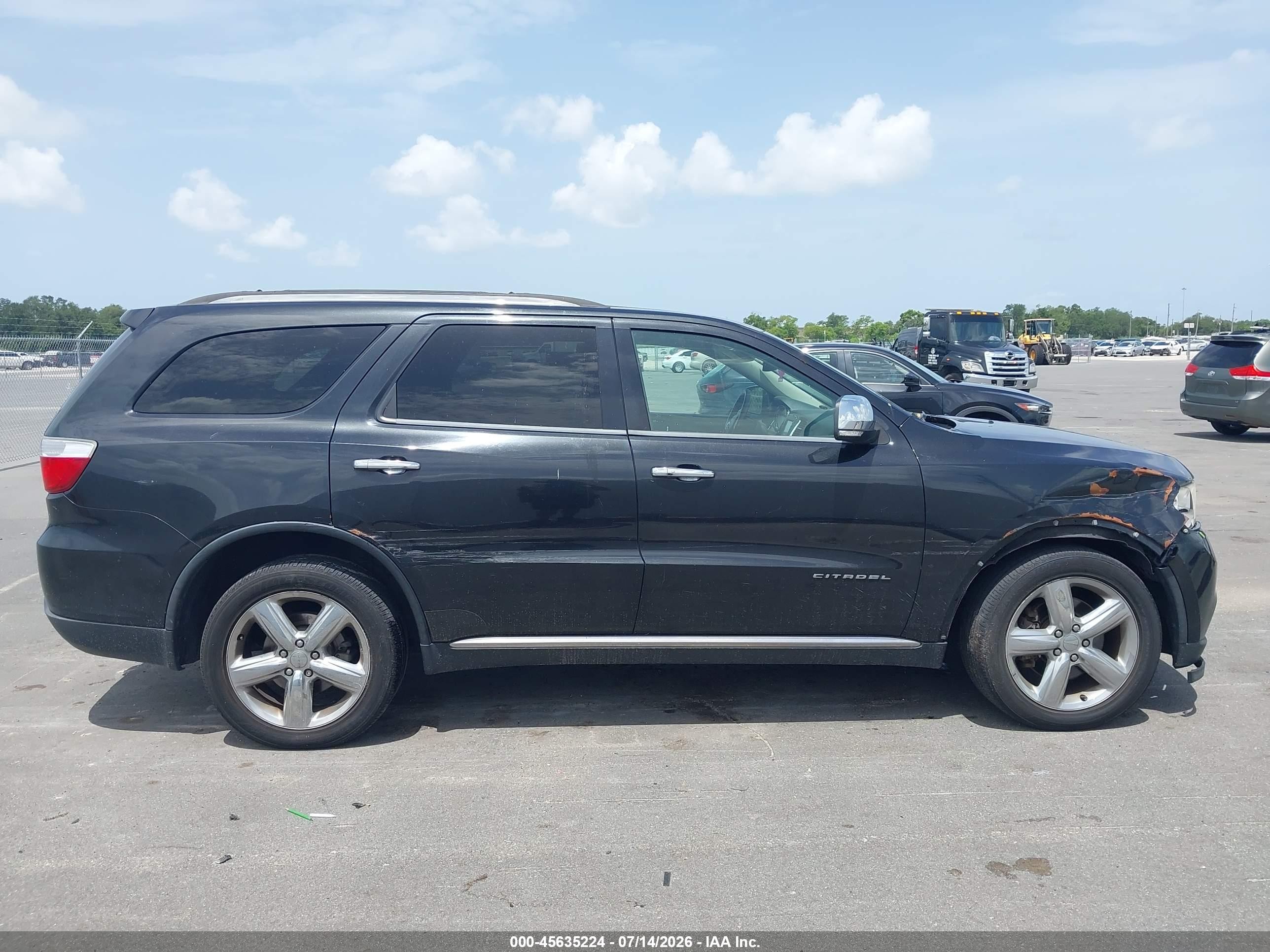 2012 Dodge Durango Citadel Gray vin: 1C4SDHET1CC314399