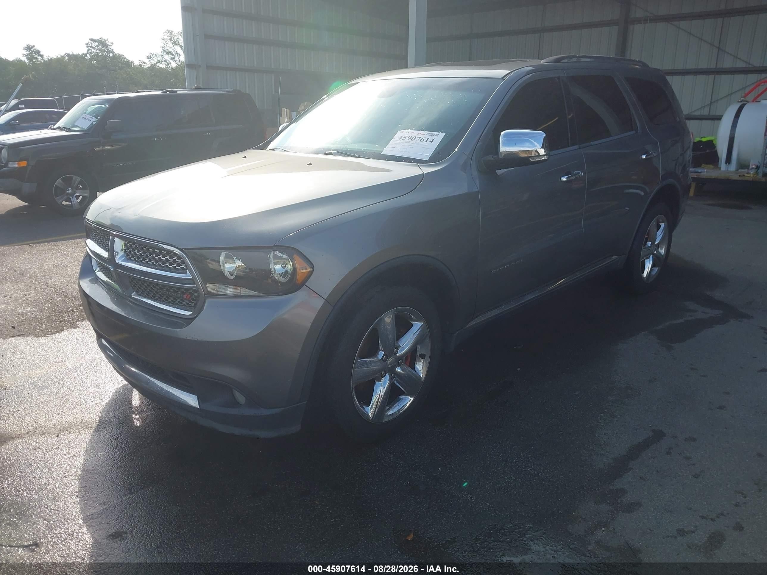 2012 Dodge Durango Citadel Gray vin: 1C4SDHET2CC301273
