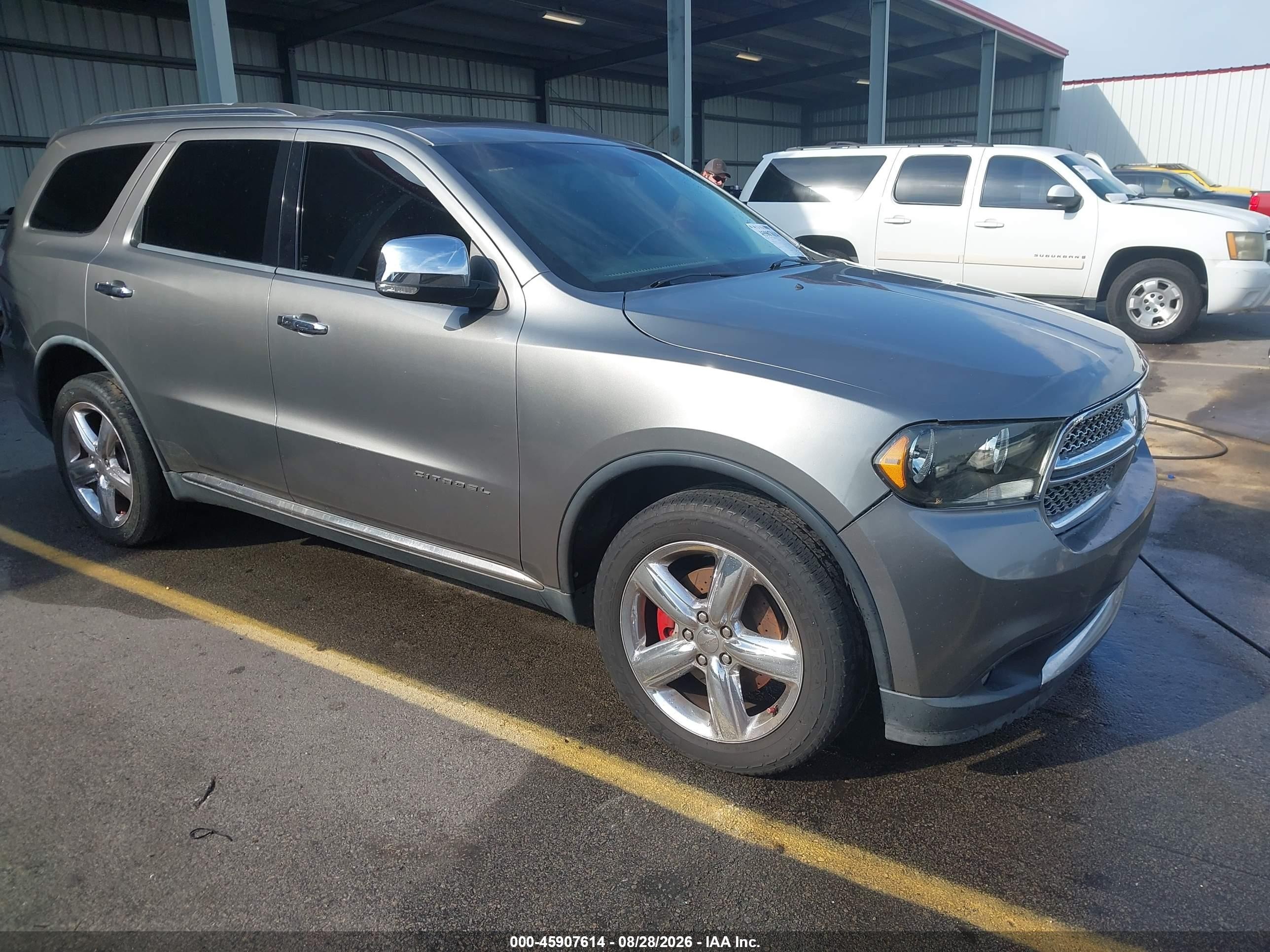2012 Dodge Durango Citadel Gray vin: 1C4SDHET2CC301273