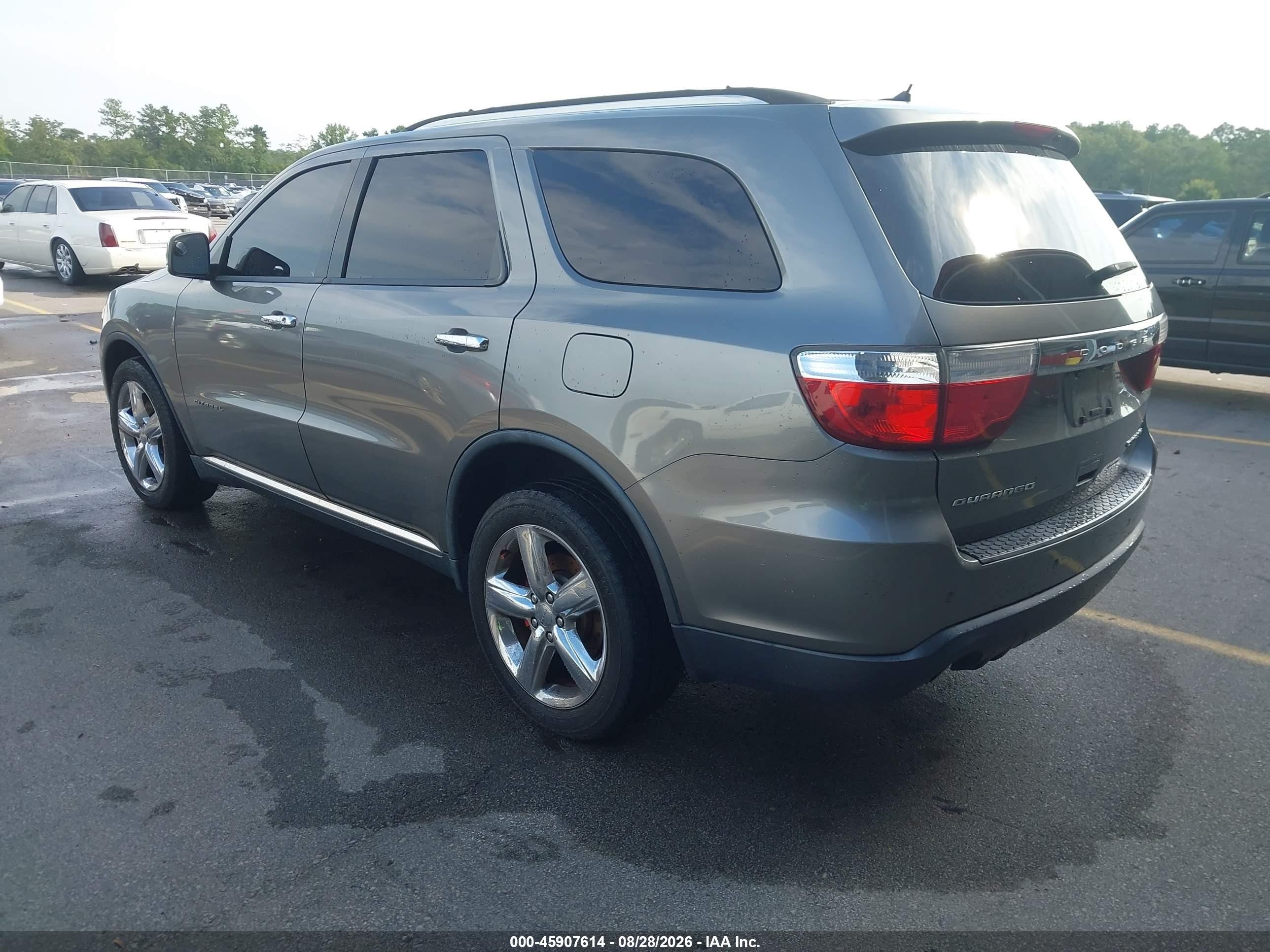 2012 Dodge Durango Citadel Gray vin: 1C4SDHET2CC301273