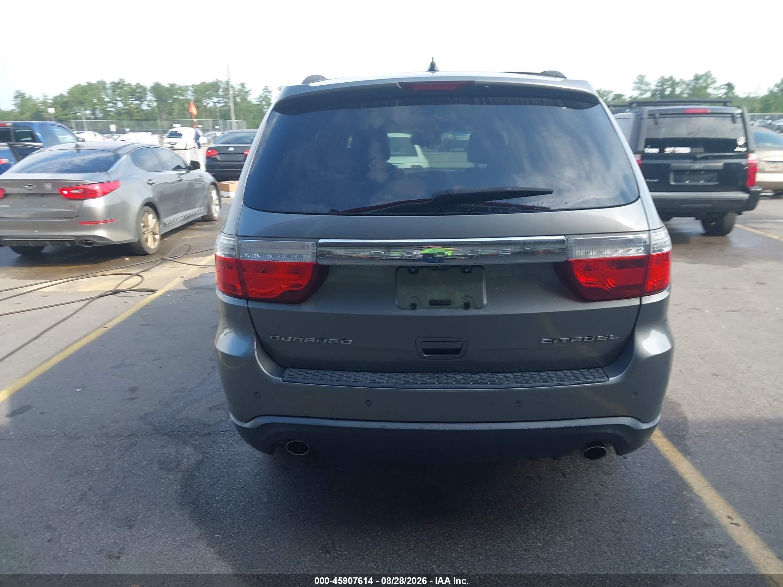 2012 Dodge Durango Citadel Gray vin: 1C4SDHET2CC301273