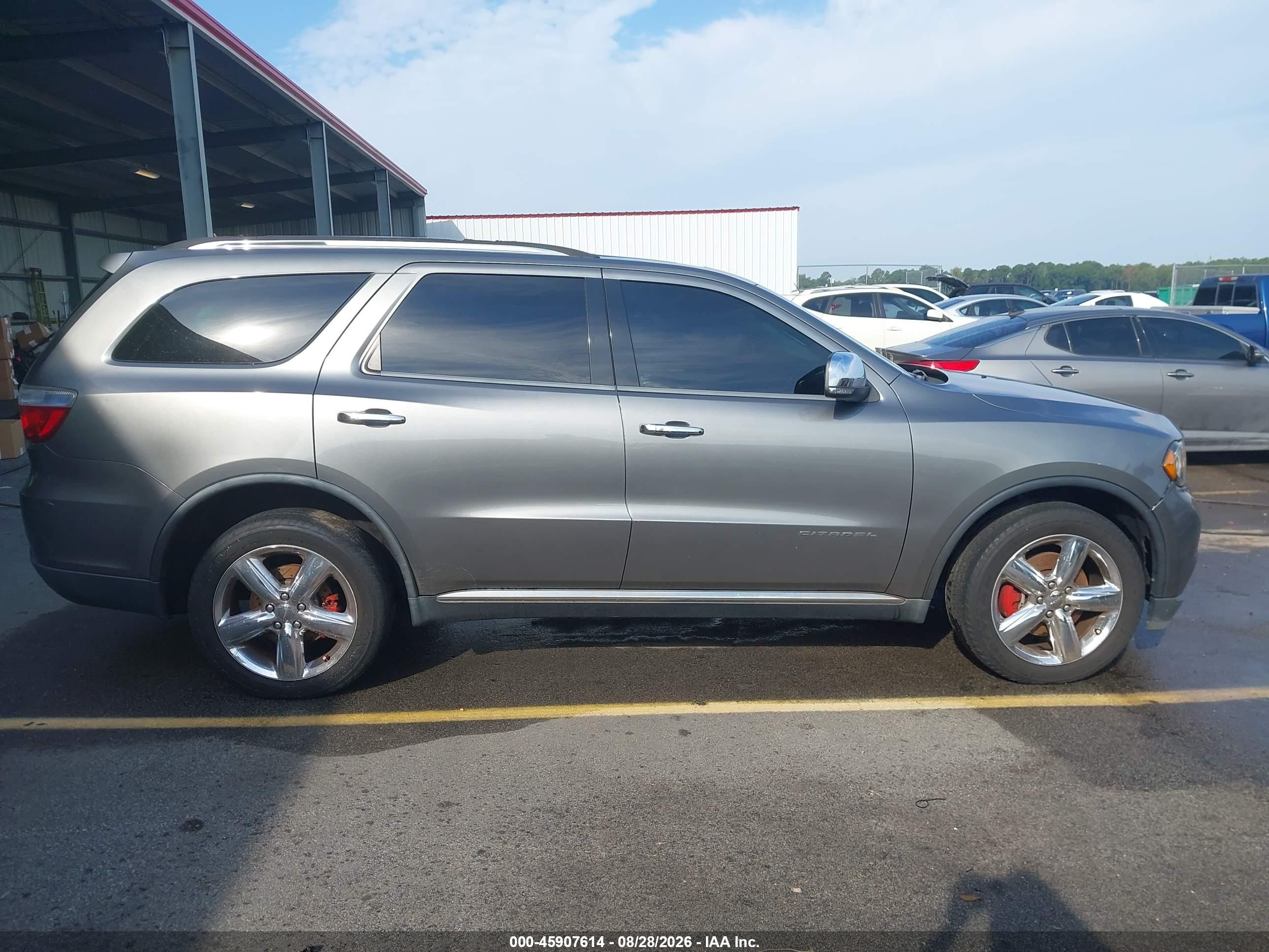 2012 Dodge Durango Citadel Gray vin: 1C4SDHET2CC301273