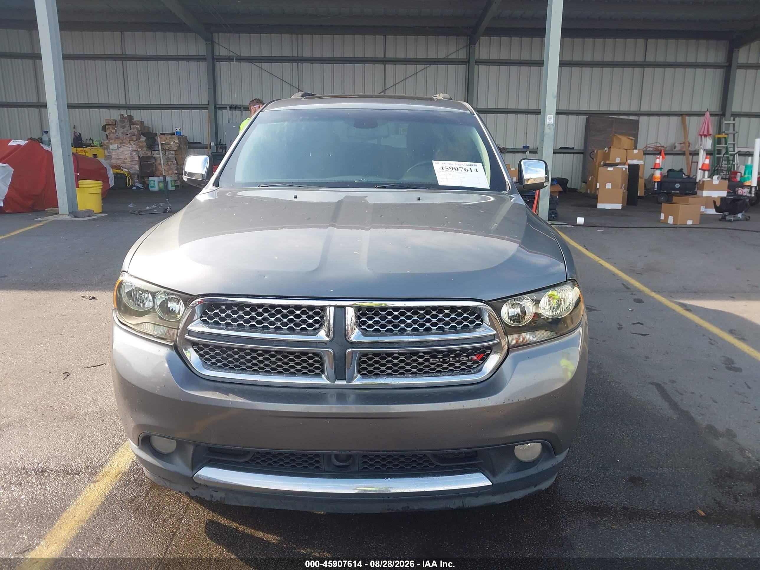 2012 Dodge Durango Citadel Gray vin: 1C4SDHET2CC301273