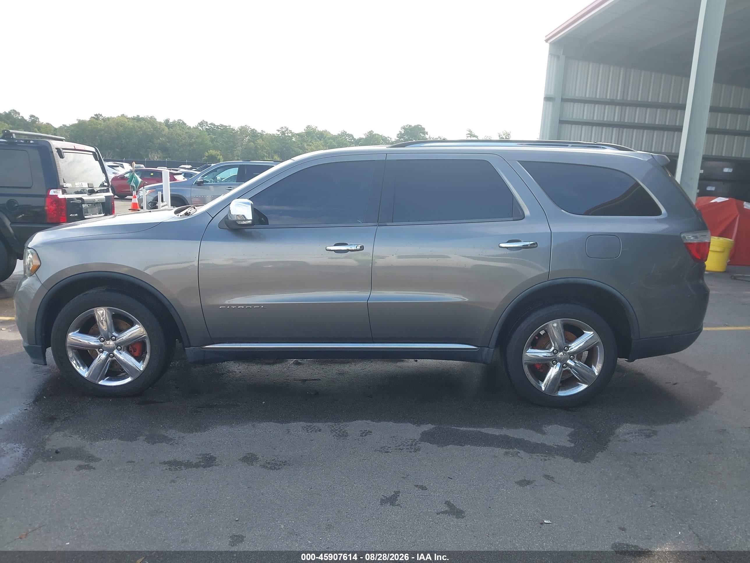 2012 Dodge Durango Citadel Gray vin: 1C4SDHET2CC301273