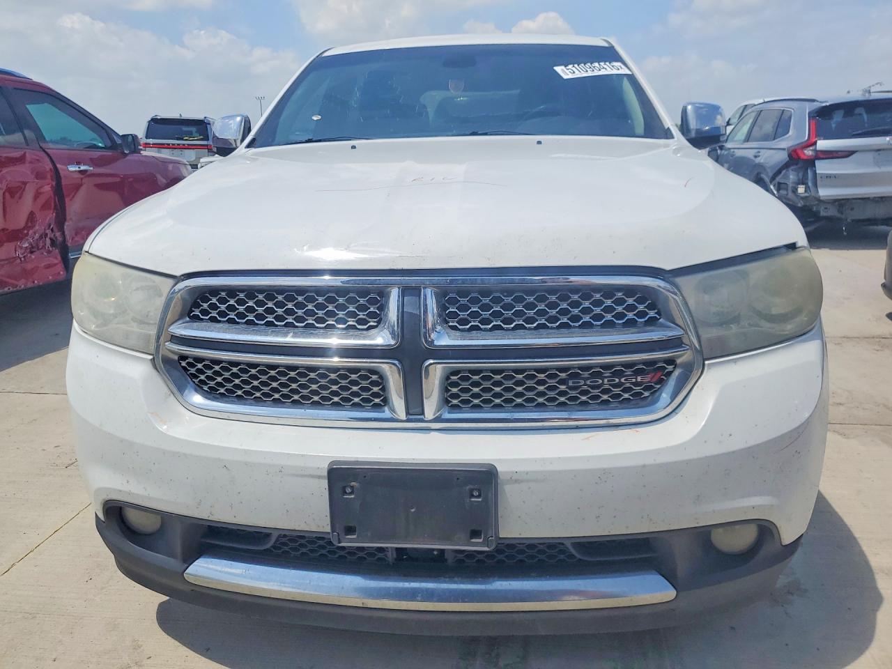 2013 Dodge Durango Citadel White vin: 1C4SDHET2DC571962