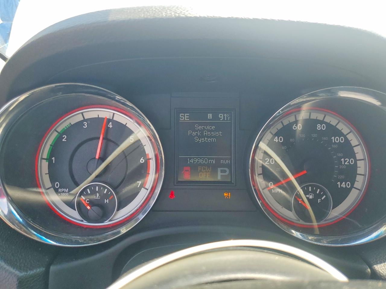 2013 Dodge Durango Citadel White vin: 1C4SDHET2DC571962