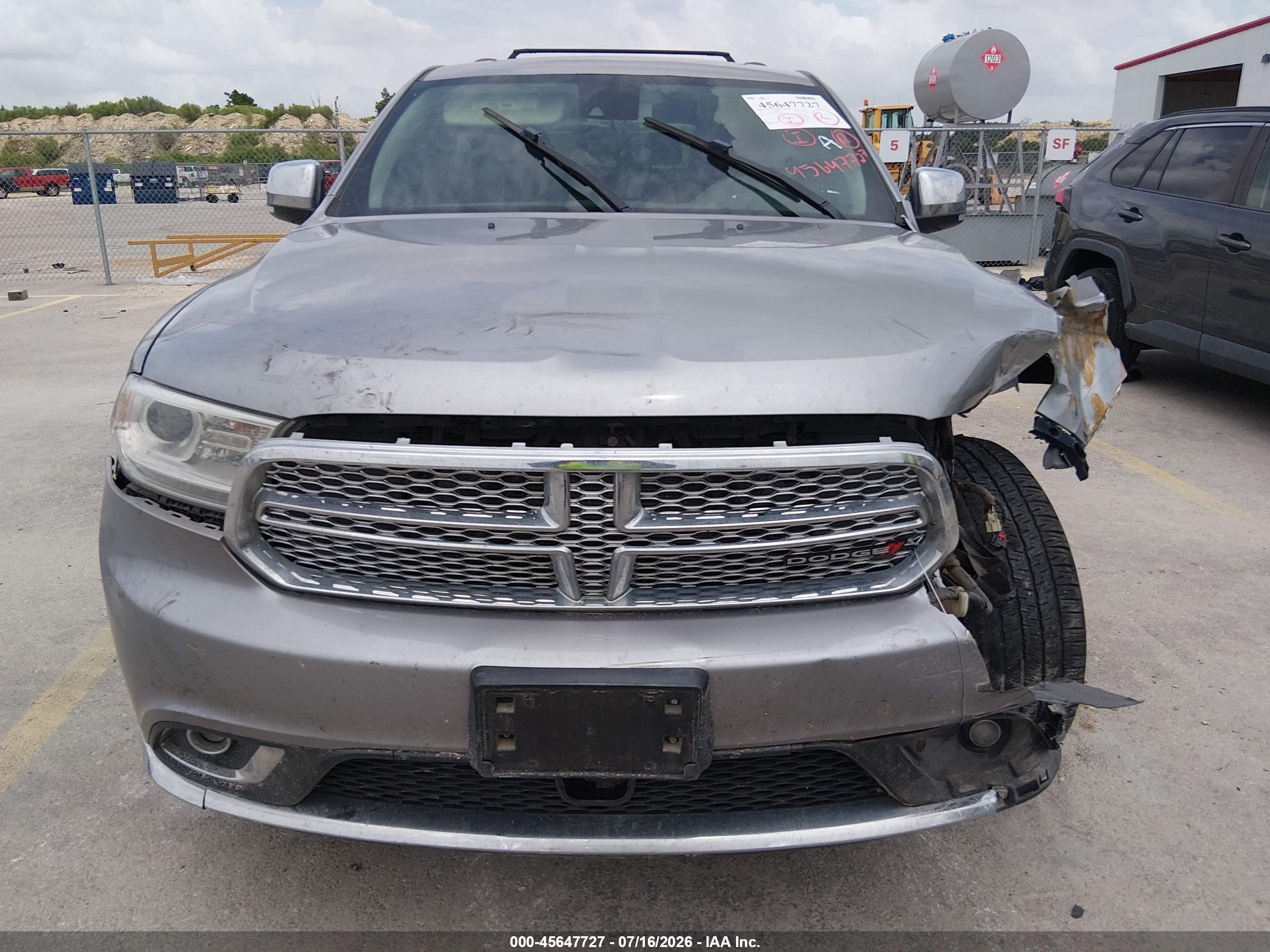 2014 Dodge Durango Citadel Silver vin: 1C4SDHET2EC975653
