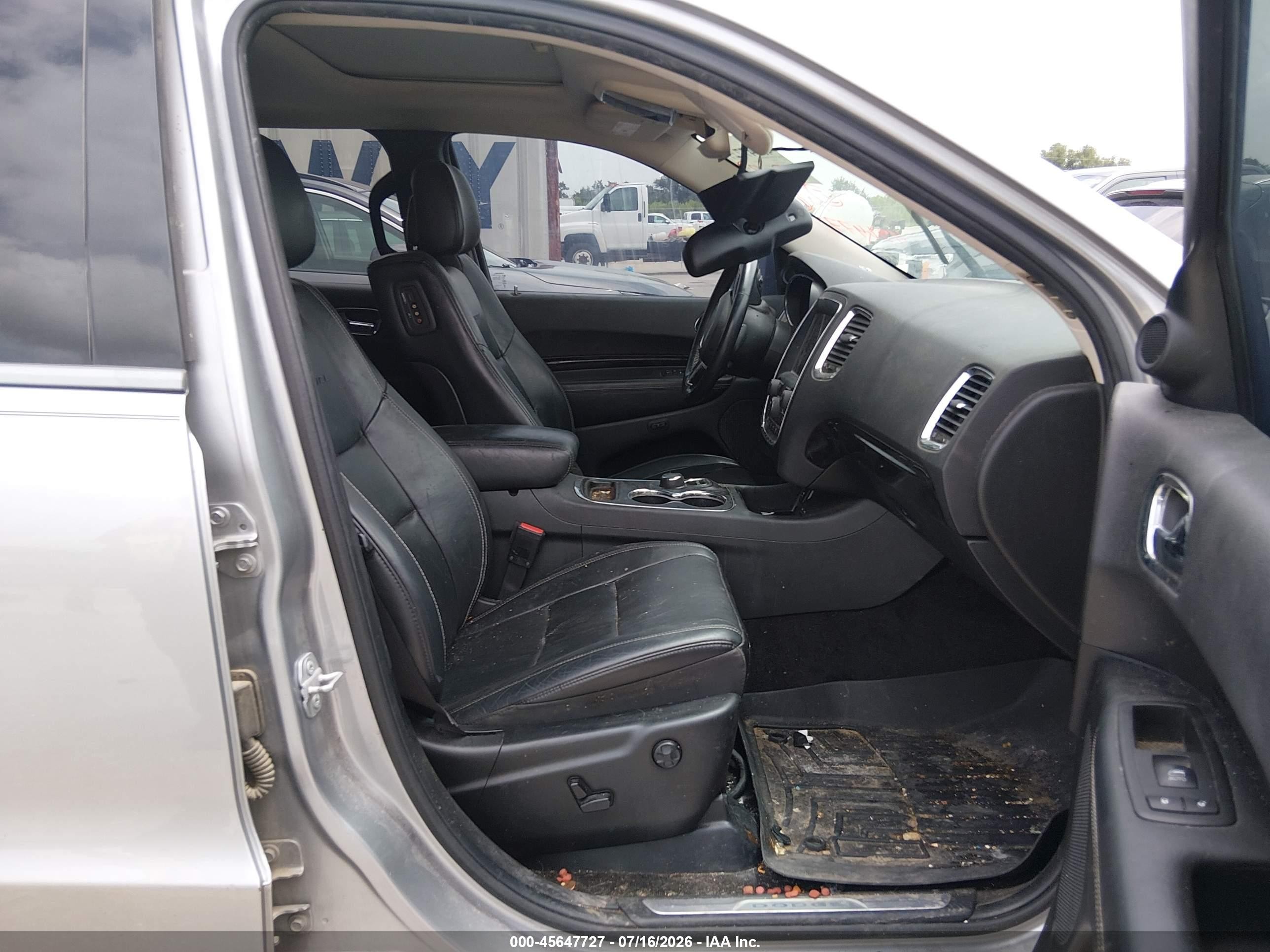 2014 Dodge Durango Citadel Silver vin: 1C4SDHET2EC975653