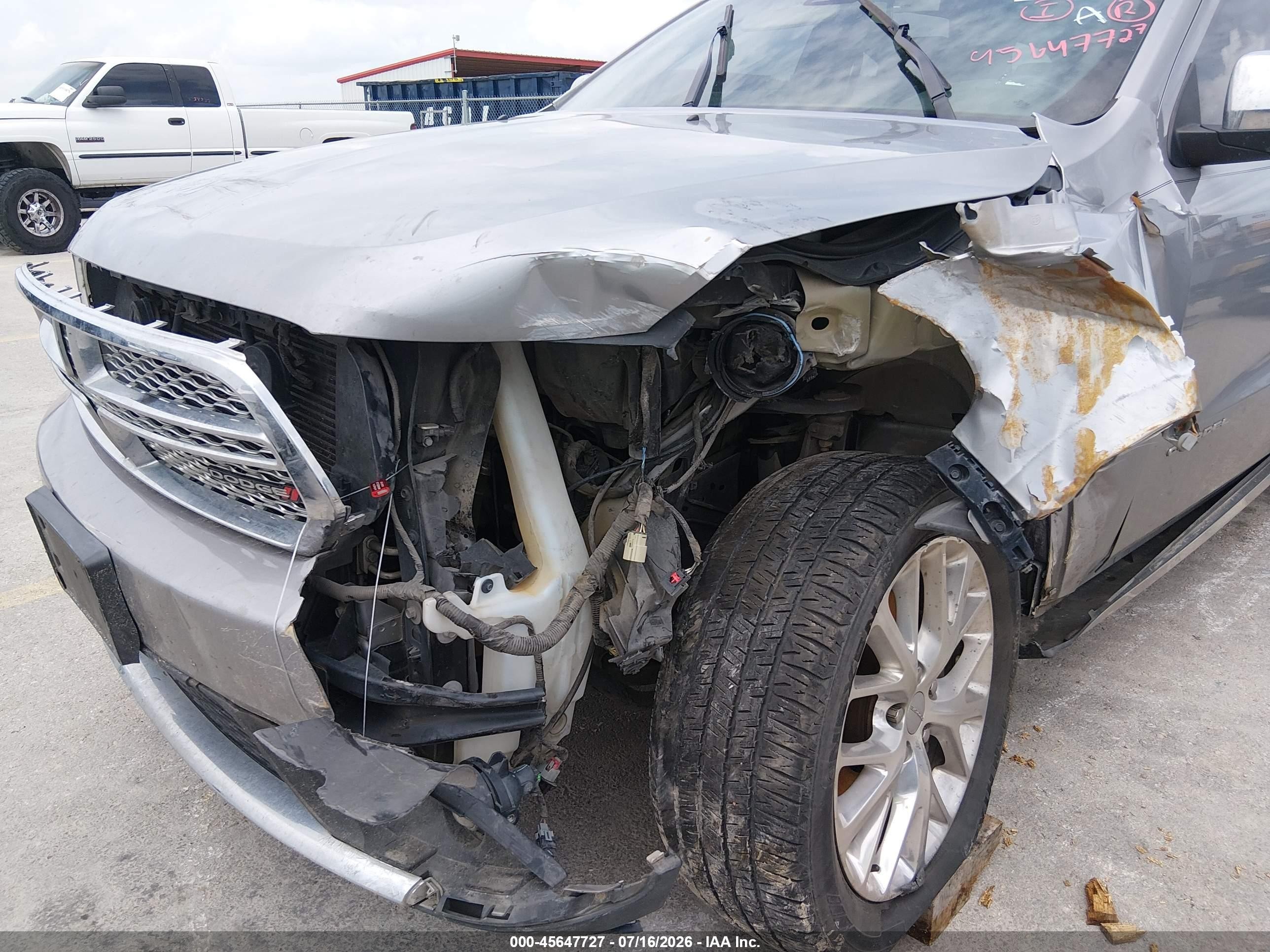 2014 Dodge Durango Citadel Silver vin: 1C4SDHET2EC975653