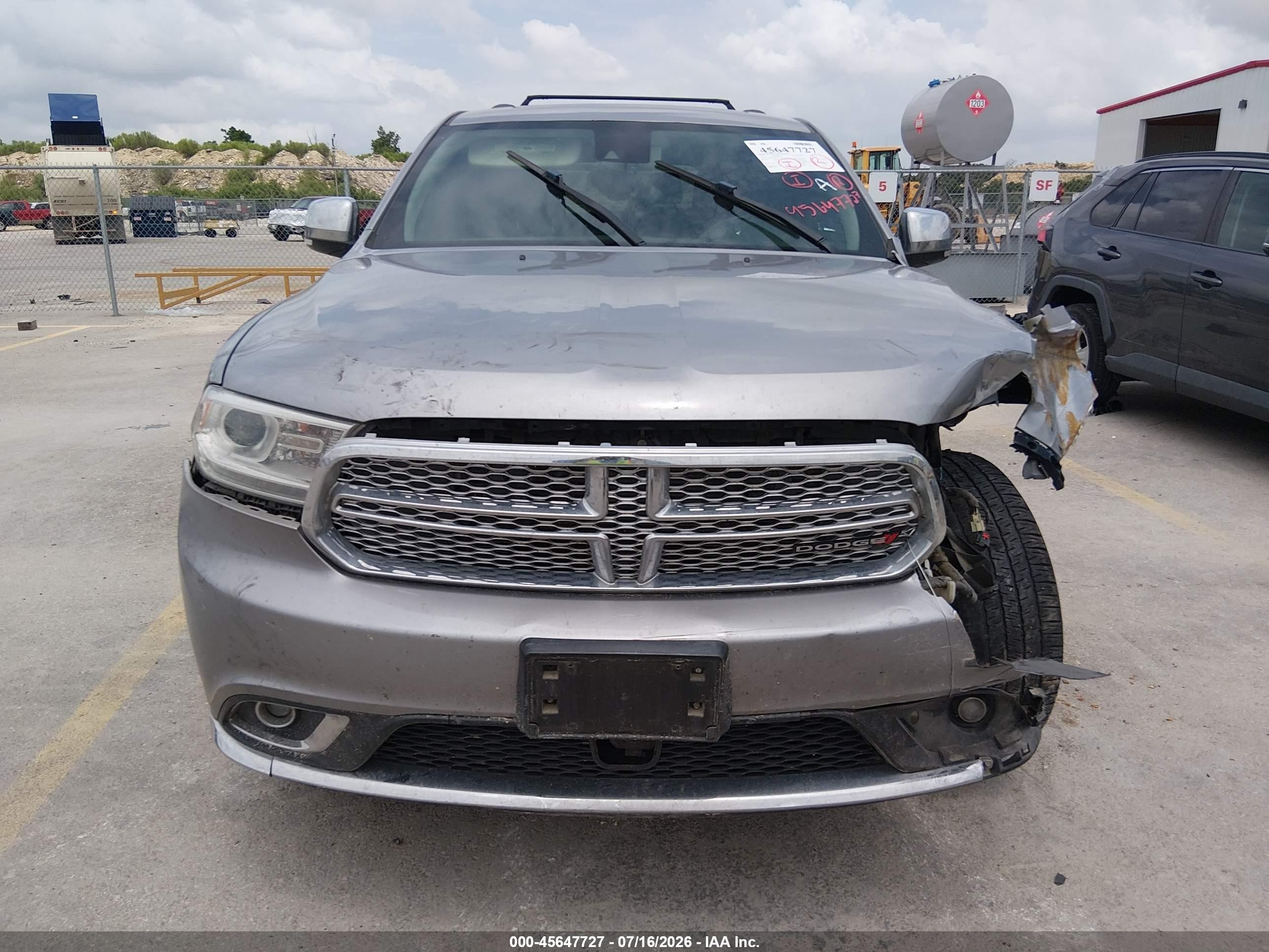 2014 Dodge Durango Citadel Silver vin: 1C4SDHET2EC975653