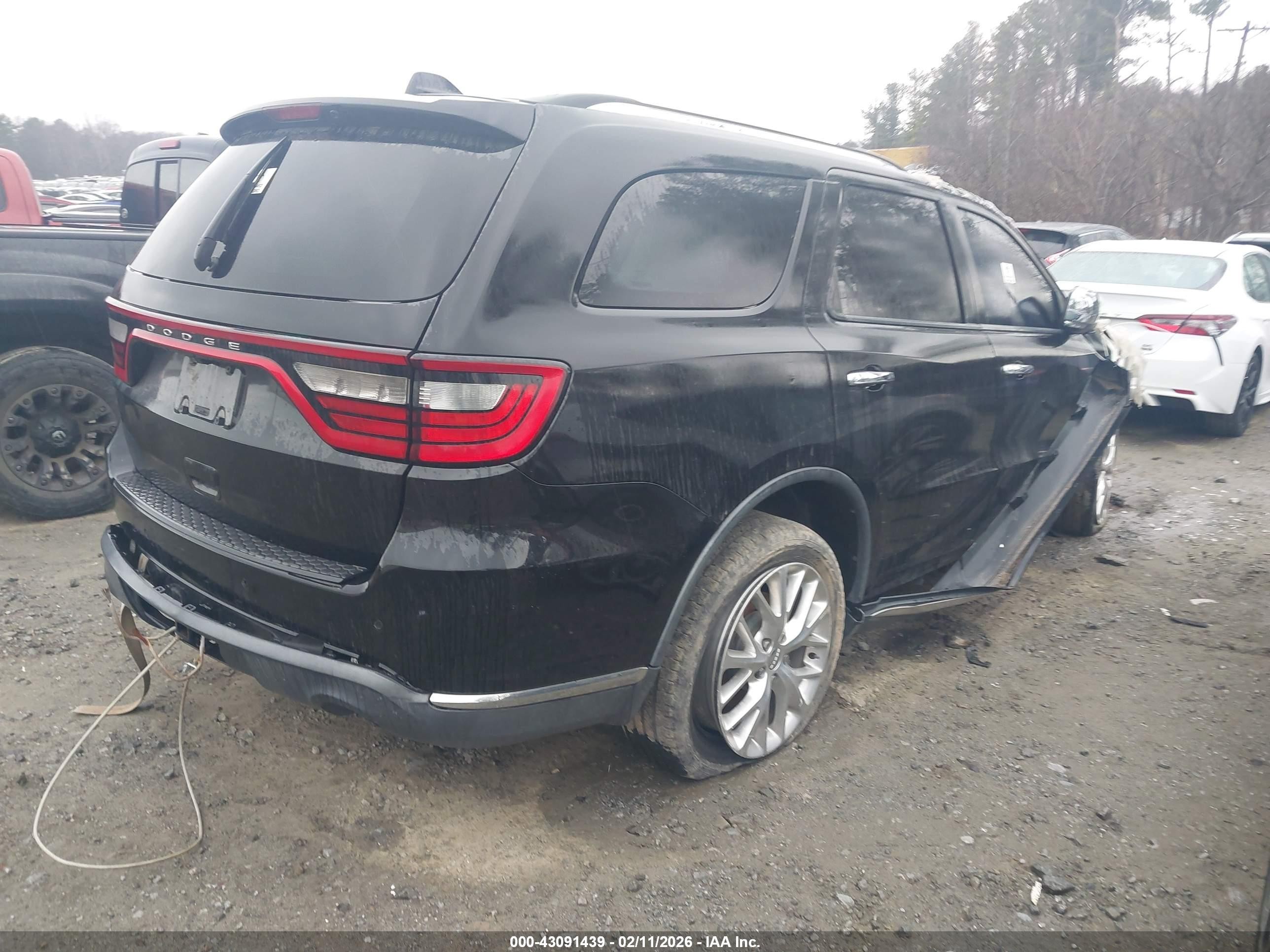 2014 Dodge Durango Citadel Black vin: 1C4SDHET3EC266830