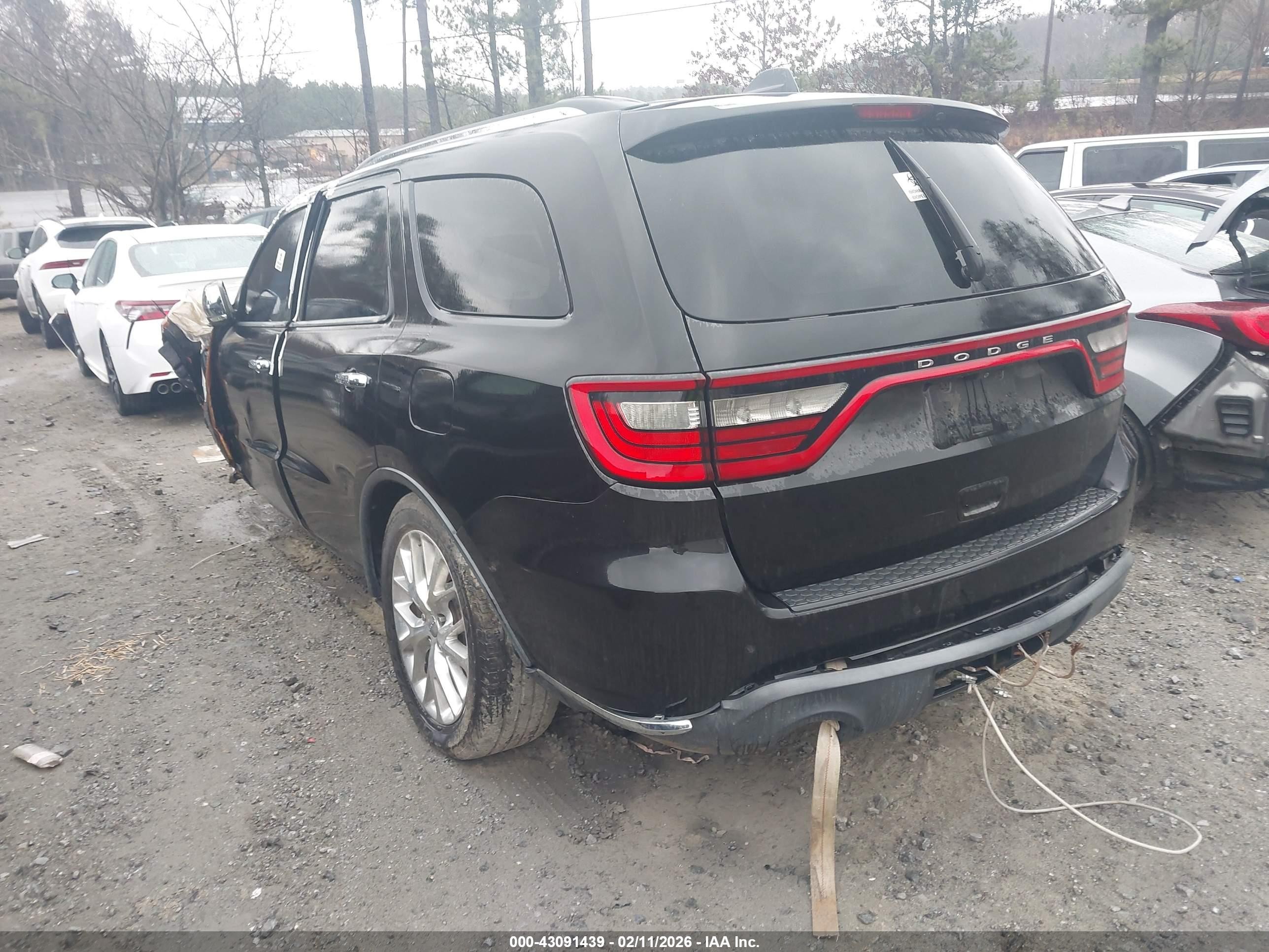 2014 Dodge Durango Citadel Black vin: 1C4SDHET3EC266830