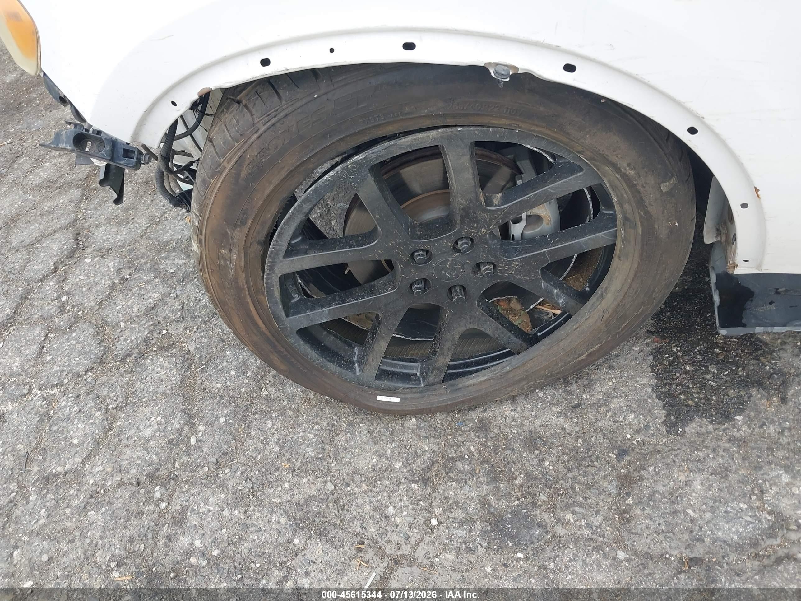 2013 Dodge Durango Citadel White vin: 1C4SDHET5DC689147