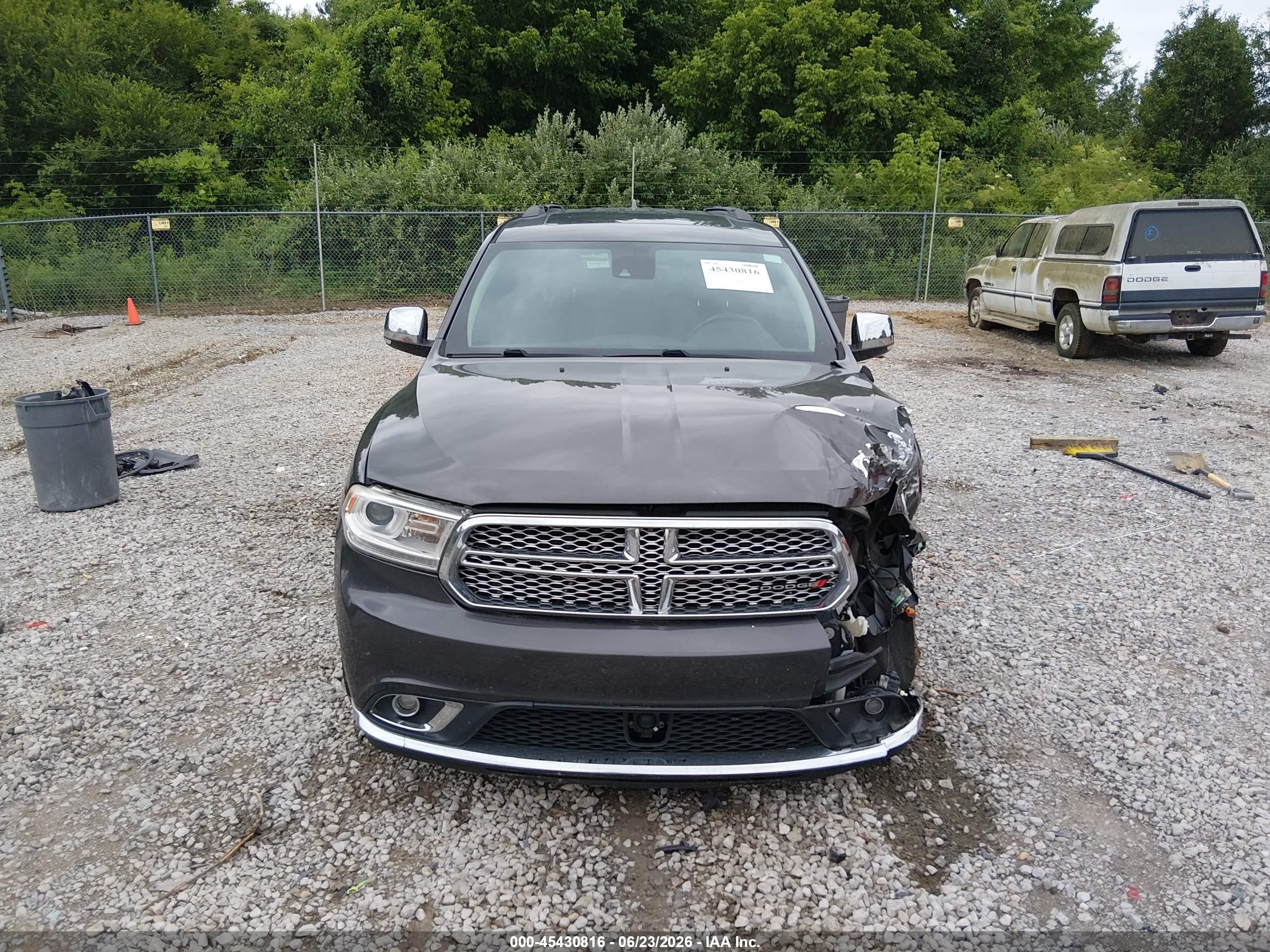 2015 Dodge Durango Citadel Gray vin: 1C4SDHET5FC826476