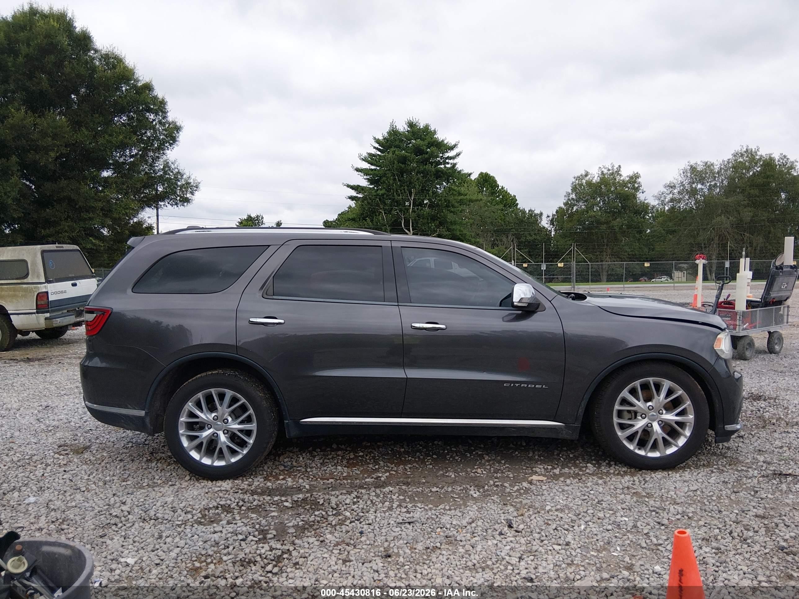 2015 Dodge Durango Citadel Gray vin: 1C4SDHET5FC826476