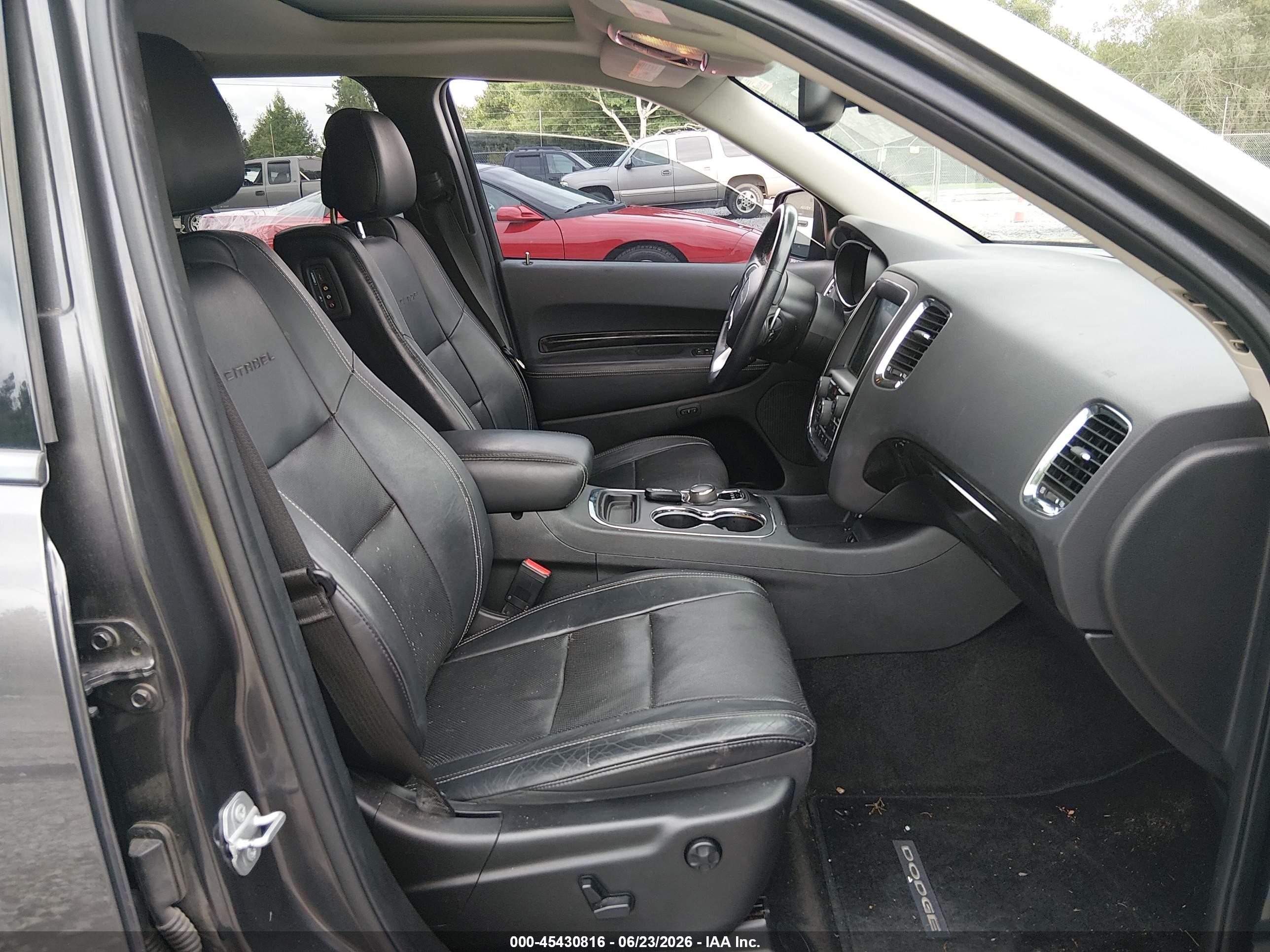 2015 Dodge Durango Citadel Gray vin: 1C4SDHET5FC826476