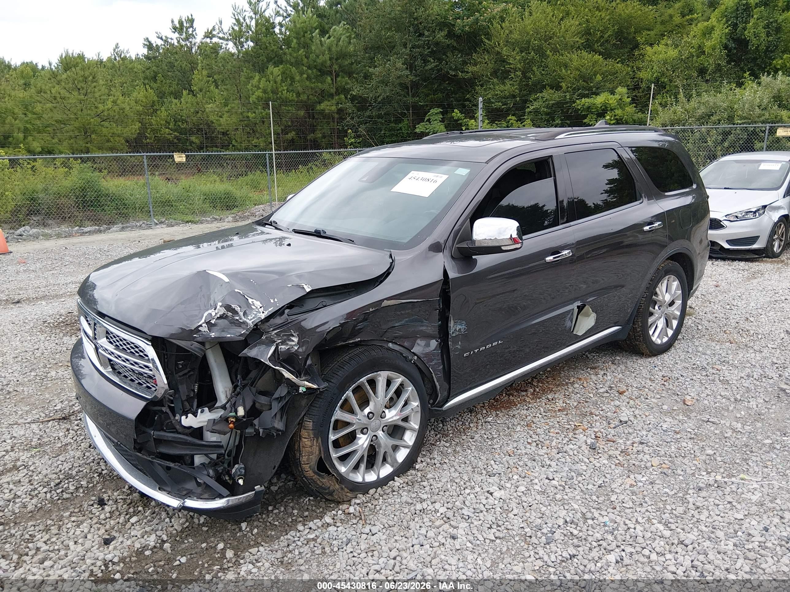 2015 Dodge Durango Citadel Gray vin: 1C4SDHET5FC826476