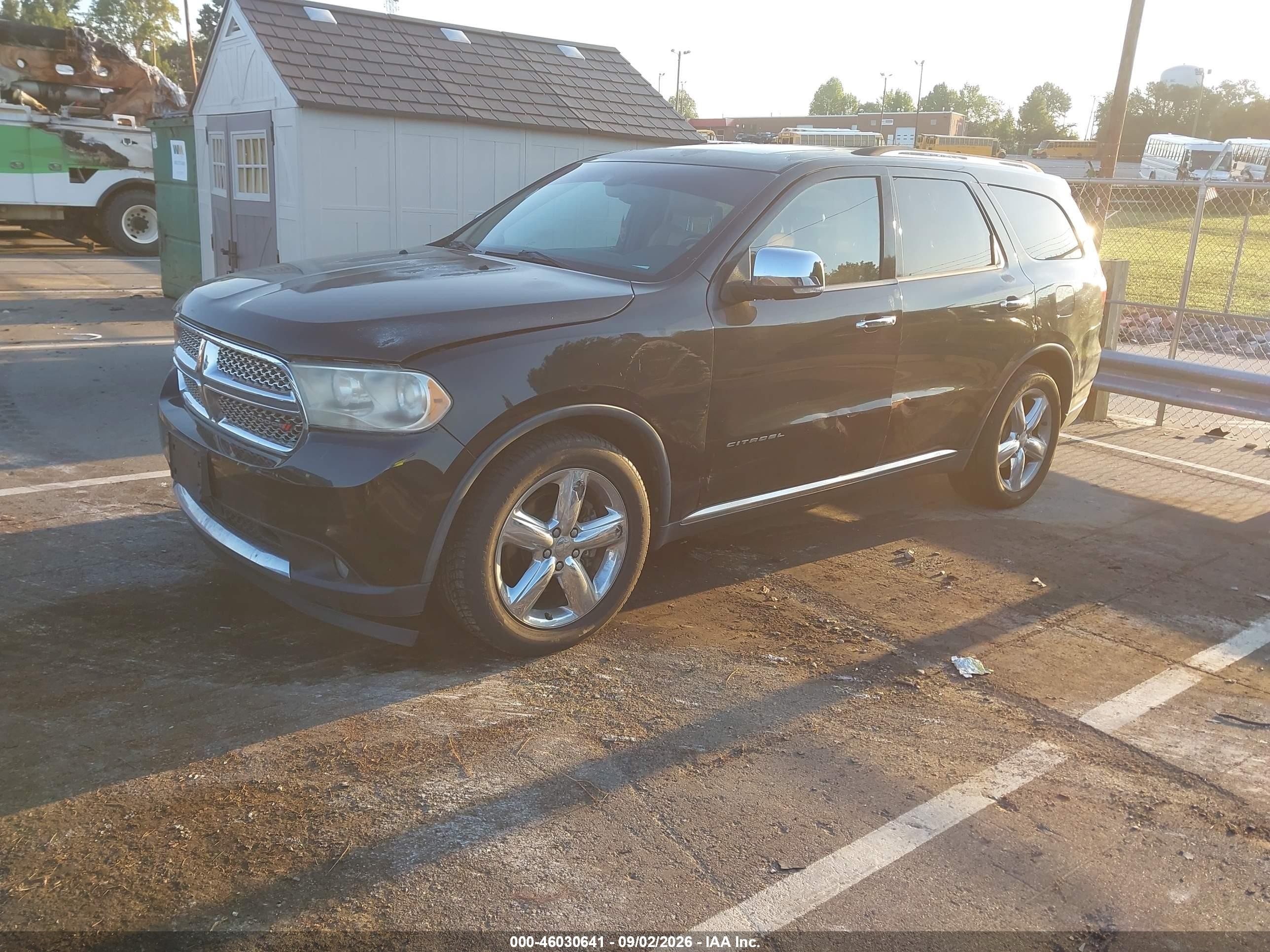 2012 Dodge Durango Citadel Black vin: 1C4SDHET8CC260549