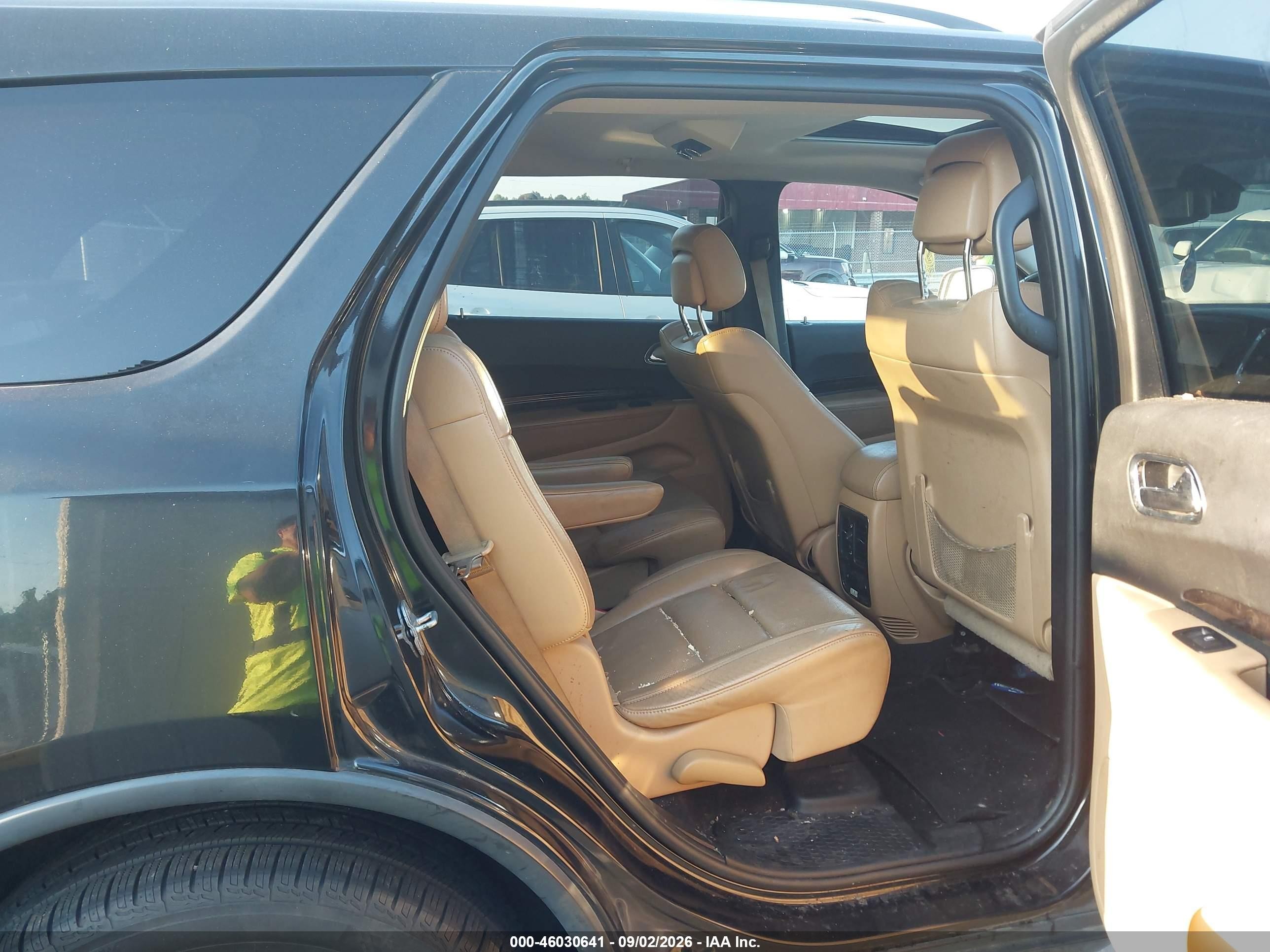 2012 Dodge Durango Citadel Black vin: 1C4SDHET8CC260549