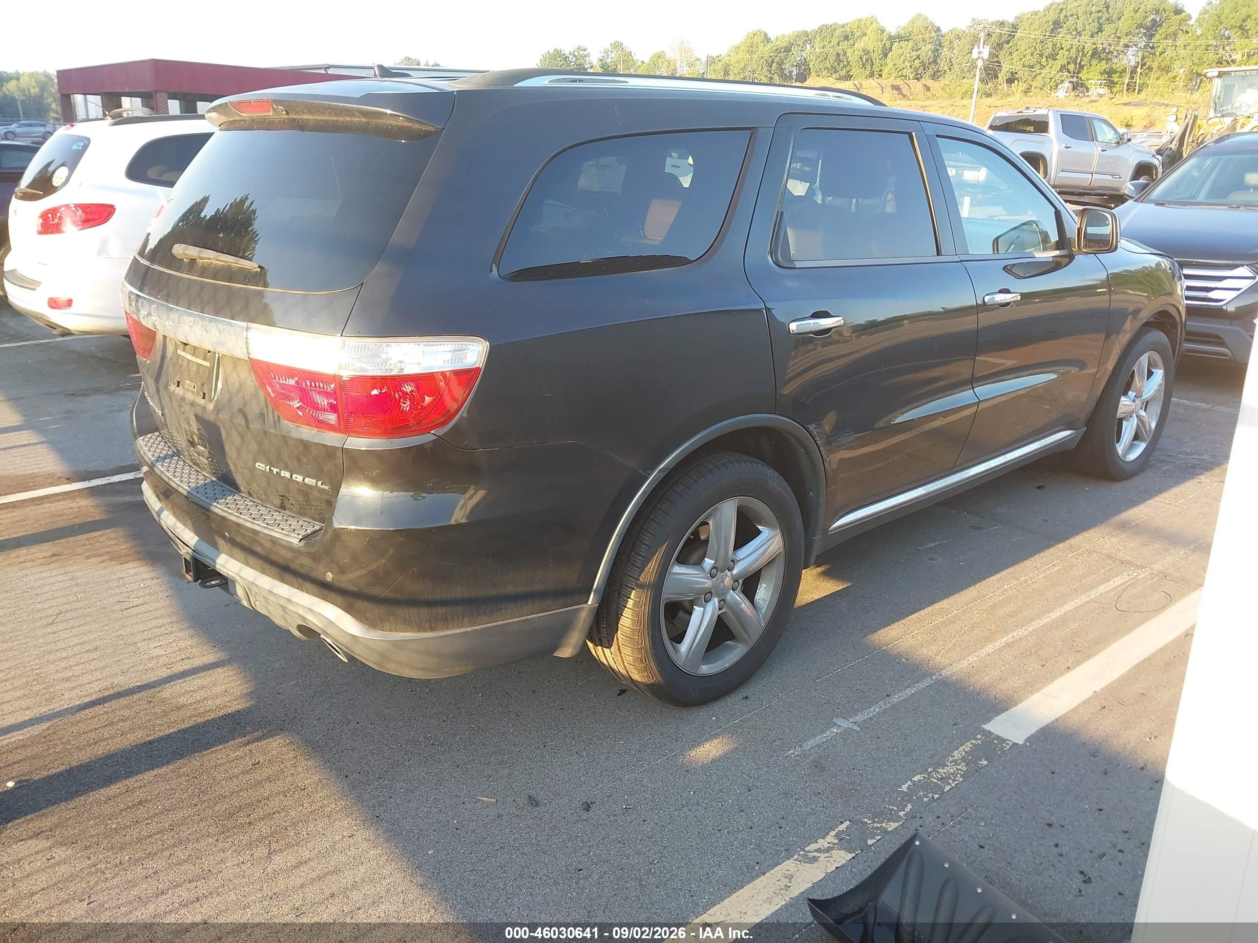 2012 Dodge Durango Citadel Black vin: 1C4SDHET8CC260549