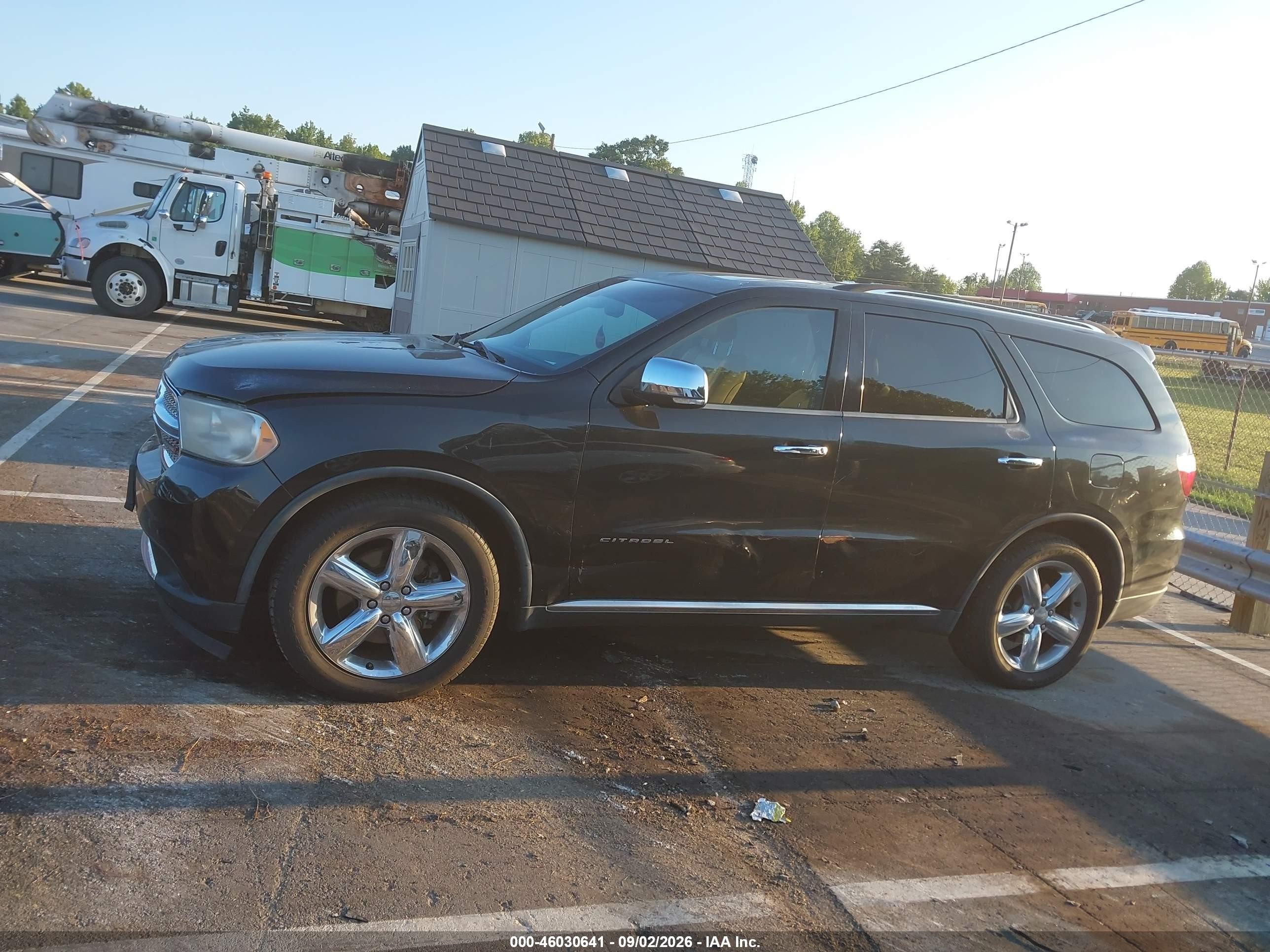 2012 Dodge Durango Citadel Black vin: 1C4SDHET8CC260549