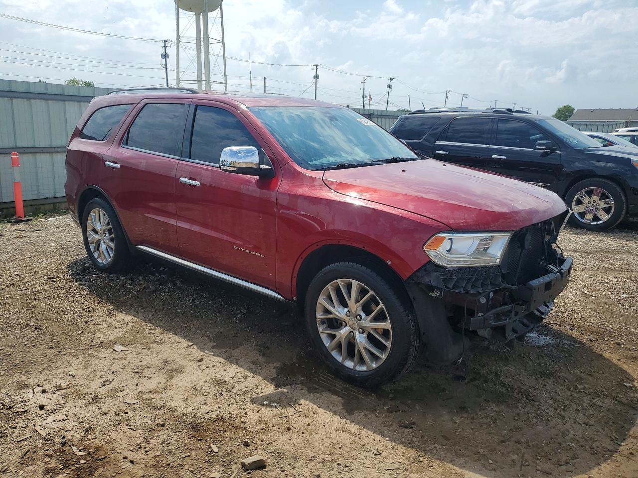 2014 Dodge Durango Citadel Red vin: 1C4SDHET8EC970005