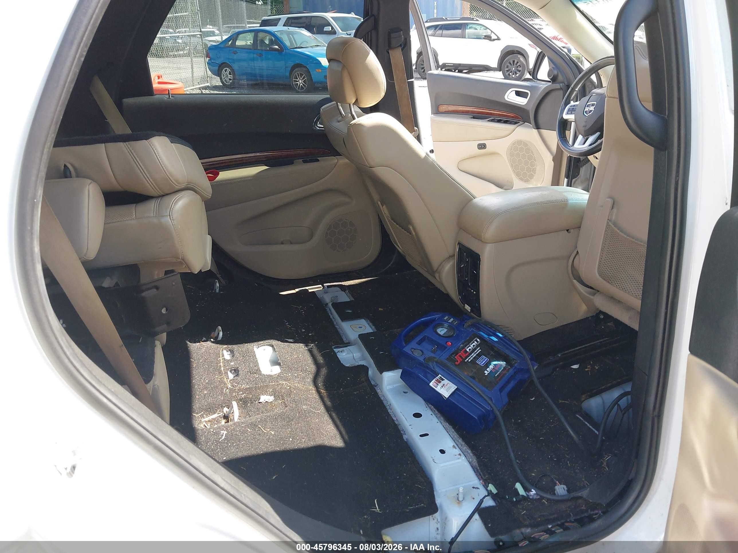 2013 Dodge Durango Citadel White vin: 1C4SDHETXDC678547